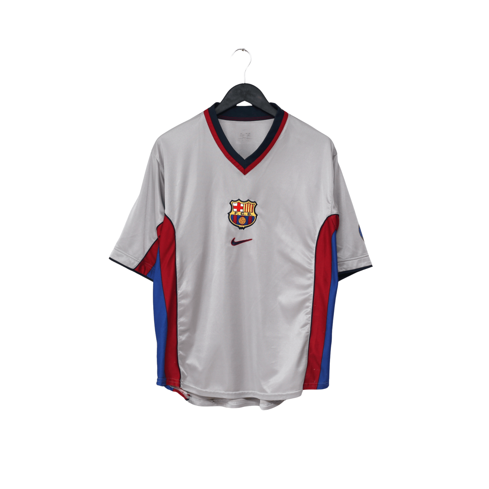 1998/01 Rivaldo #11 Barcelona Vintage Nike Centenary Away Football Shirt (L)
