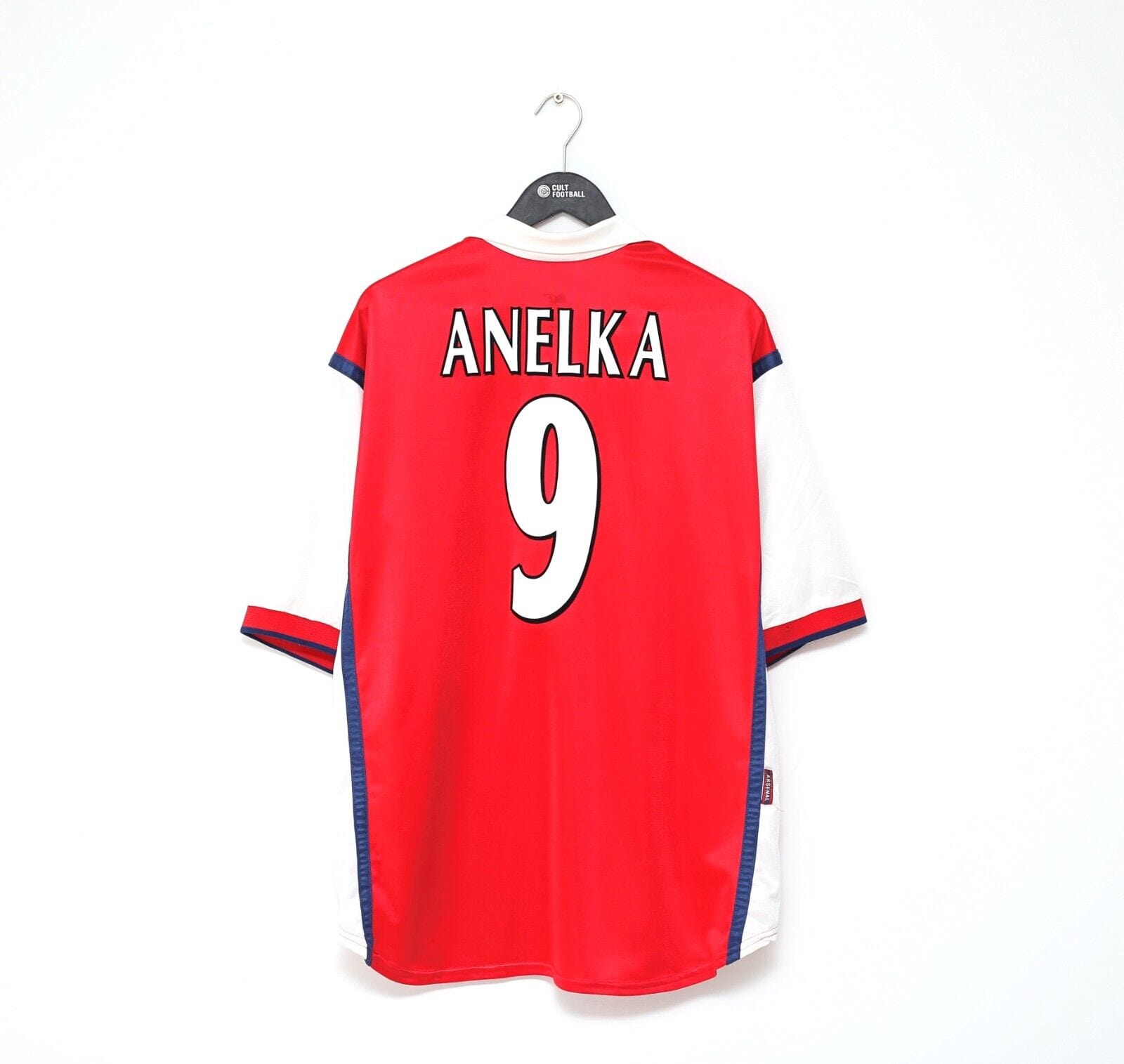 1998/99 ANELKA #9 Arsenal Vintage Nike Away Football Shirt Jersey (XXL)