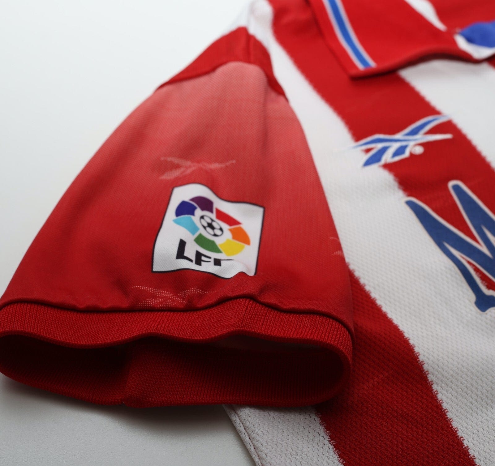 1998/99 ATLETICO MADRID Vintage Reebok Home Football Shirt (M)