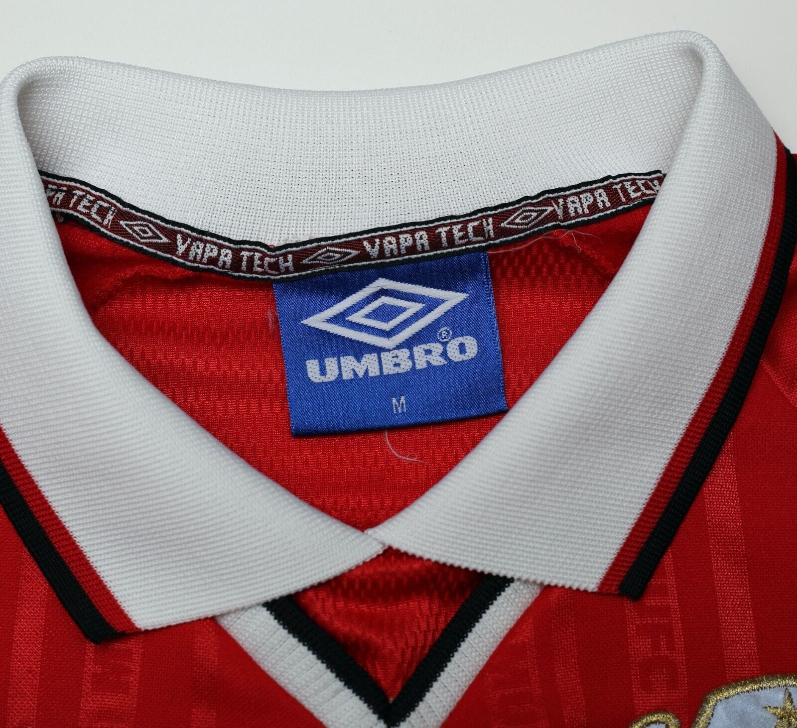 1998/99 BECKHAM #7 Manchester United Vintage Umbro UCL FINAL Football Shirt (M)