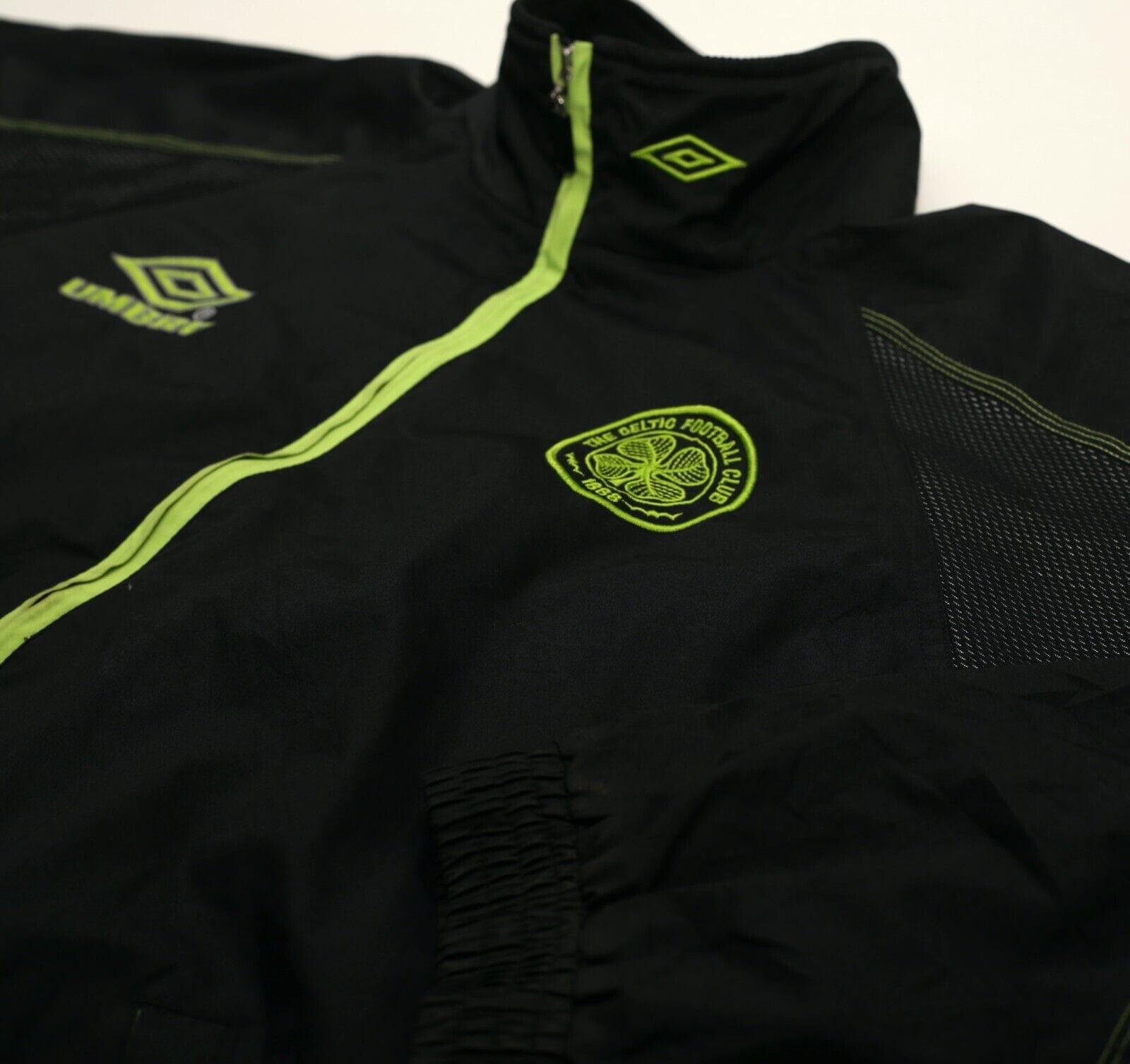 1998/99 CELTIC Vintage Umbro Football Track Top Jacket (L)