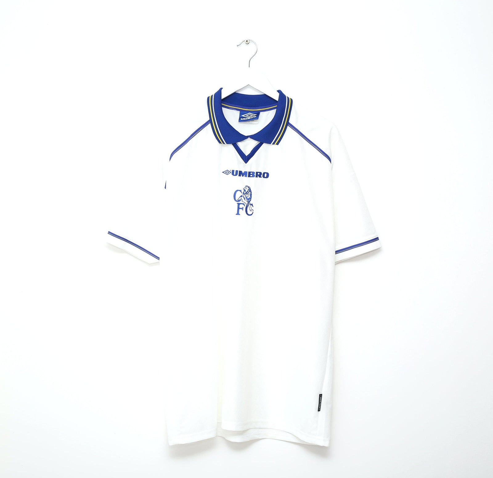 1998/99 CHELSEA Vintage Umbro Player Issue Away Football Shirt (XL)