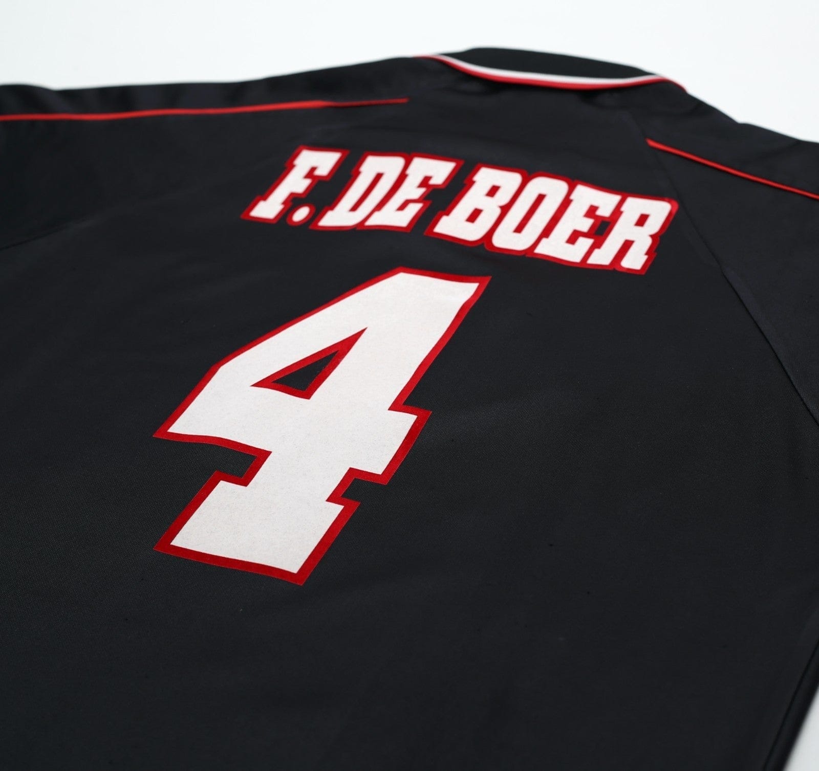 1998/99 DE BOER #4 Ajax Vintage Umbro Away Football Shirt (L)