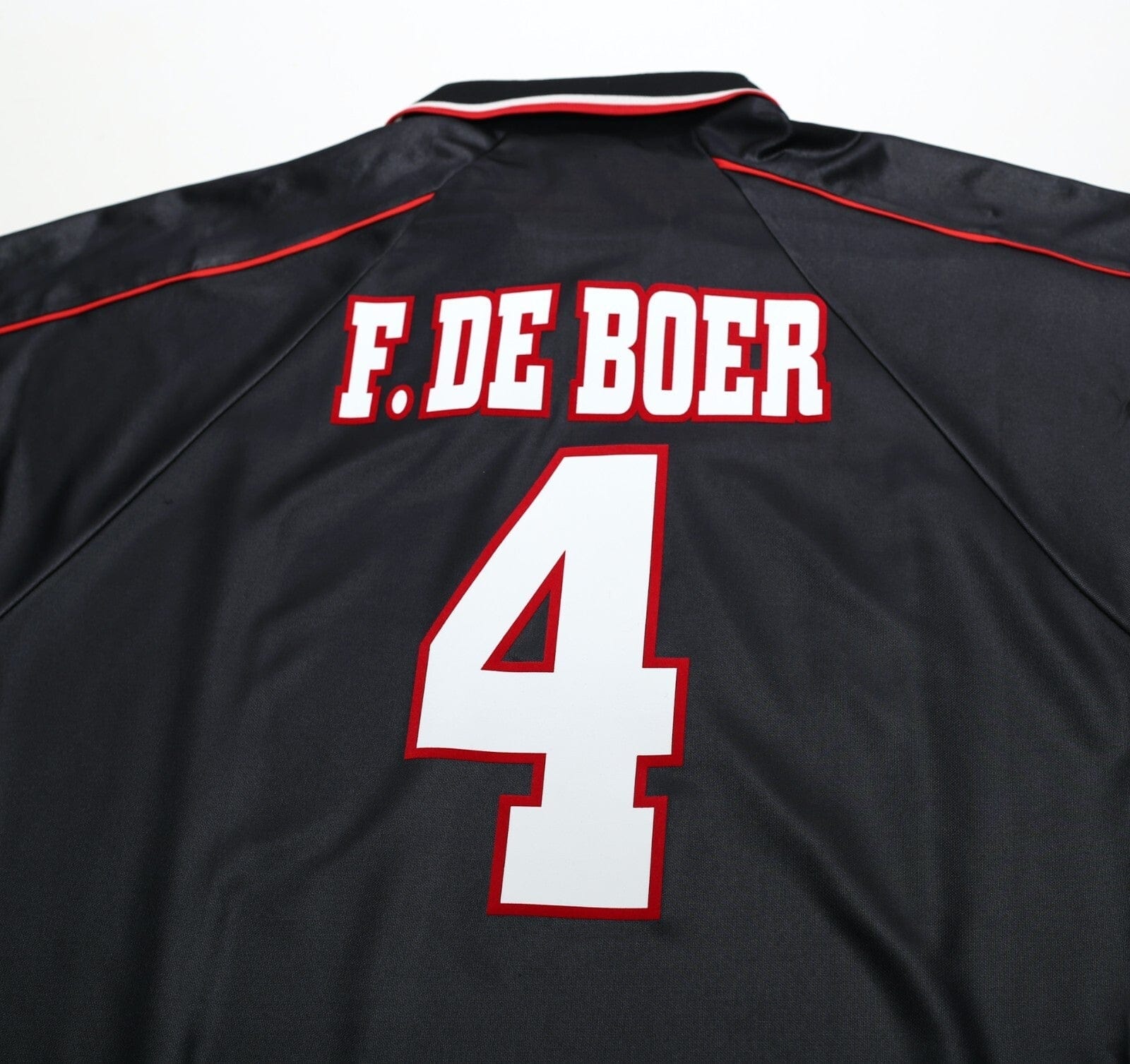 1998/99 DE BOER #4 Ajax Vintage Umbro Away Football Shirt (M)
