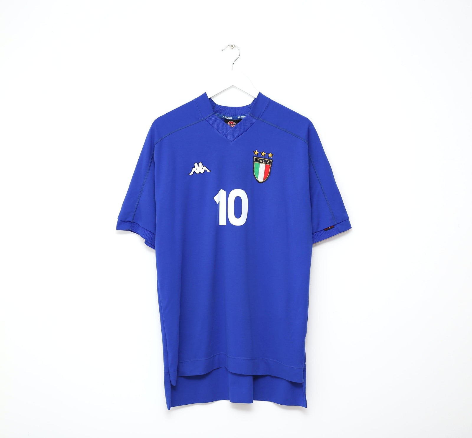 1998/99 DEL PIERO #10 Italy Vintage Kappa Football Shirt Jersey (L/XL)