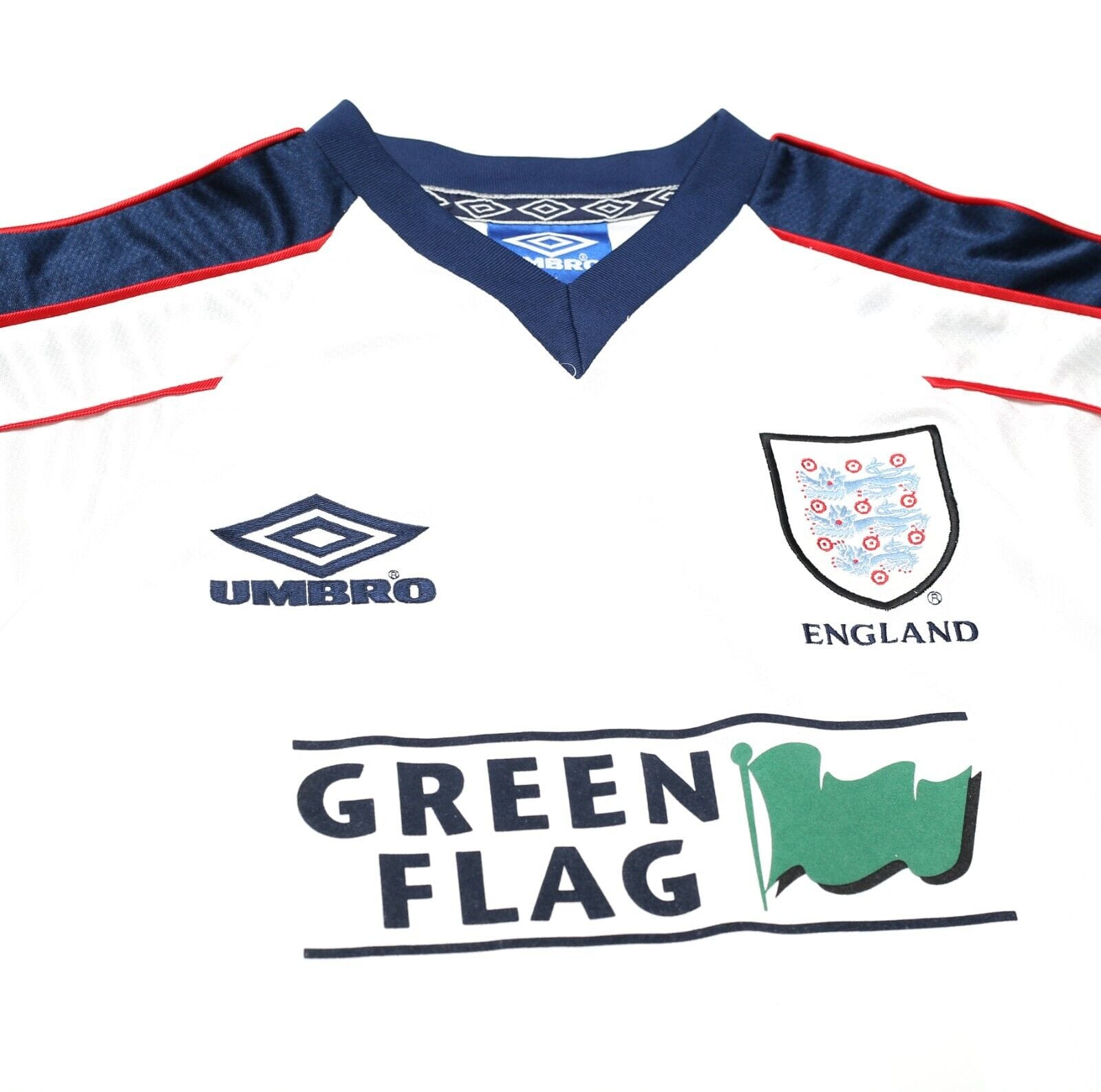 1998/99 ENGLAND Vintage Umbro Football Training Shirt (M) World Cup 1998