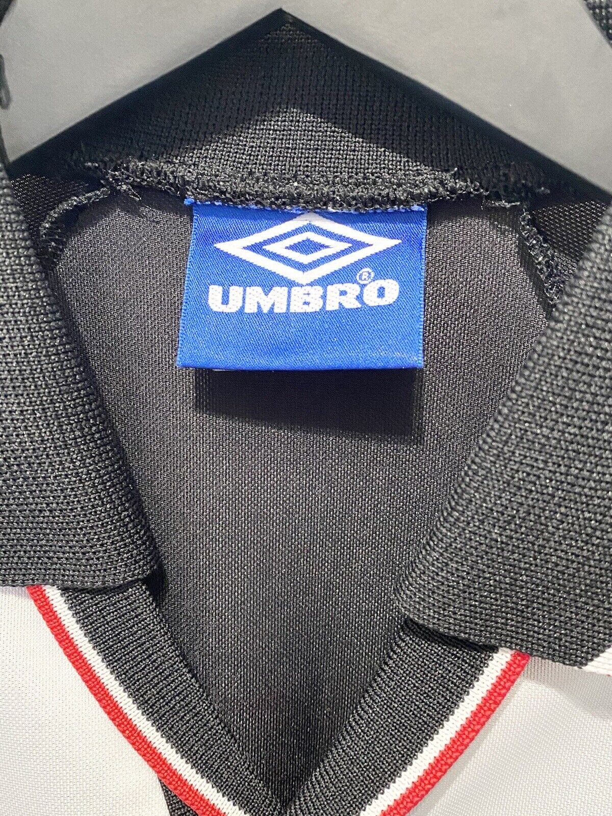 1998/99 F. DE BOER #4 Ajax Vintage Umbro Away Football Shirt Jersey (M) Holland