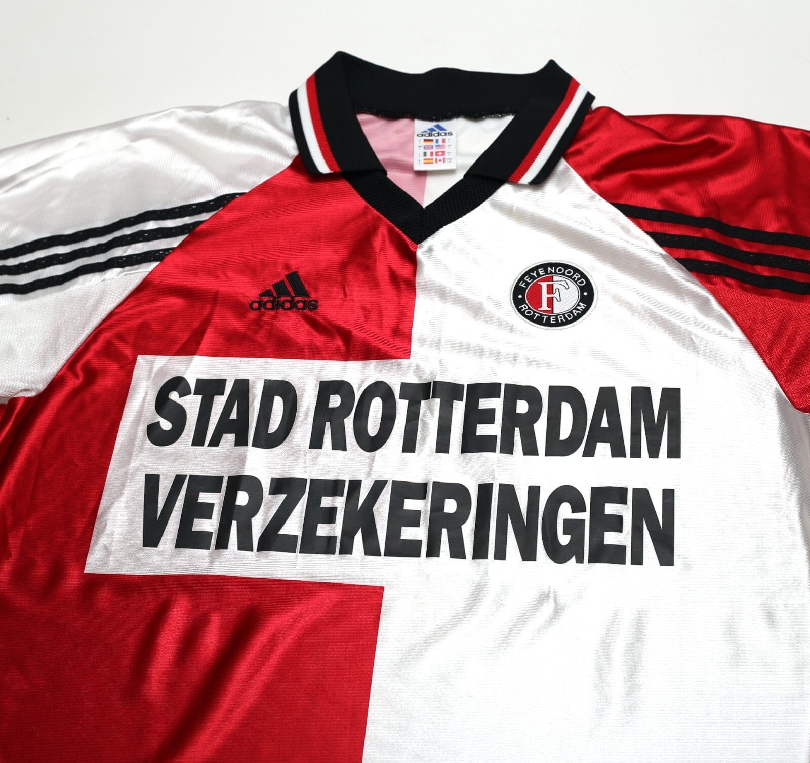 1998/99 FEYENOORD Vintage adidas Home Football Shirt (L)
