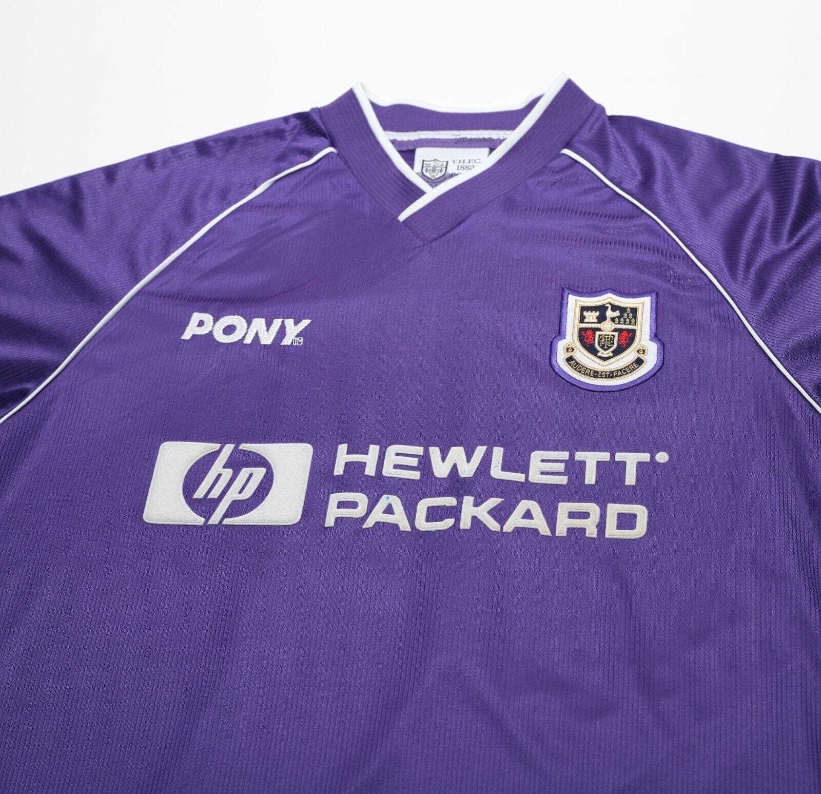 1998/99 GINOLA #14 Tottenham Hotspur Vintage PONY Away Football Shirt (L)