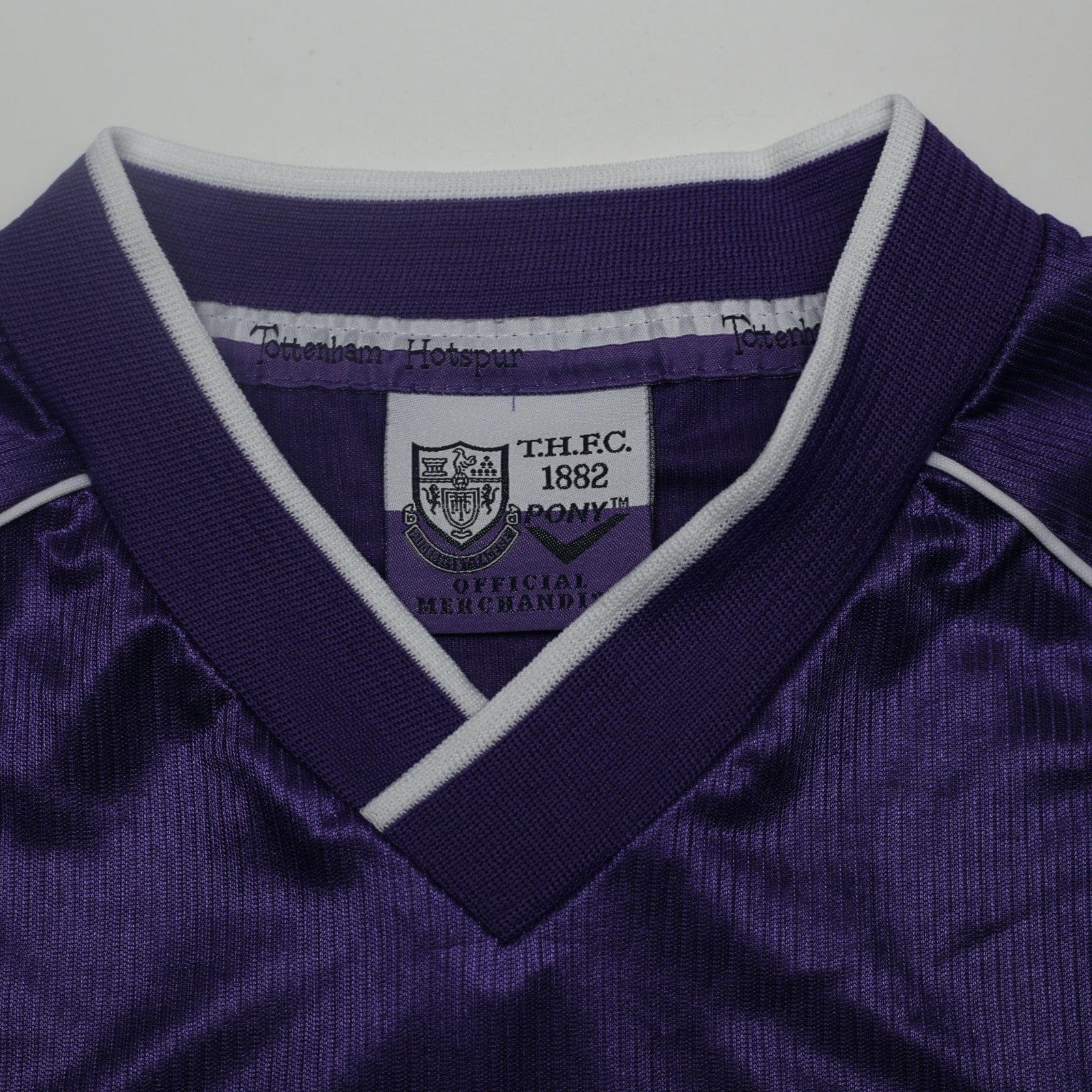 1998/99 Ginola #14 Tottenham Hotspur Vintage PONY Away Football Shirt (XL)