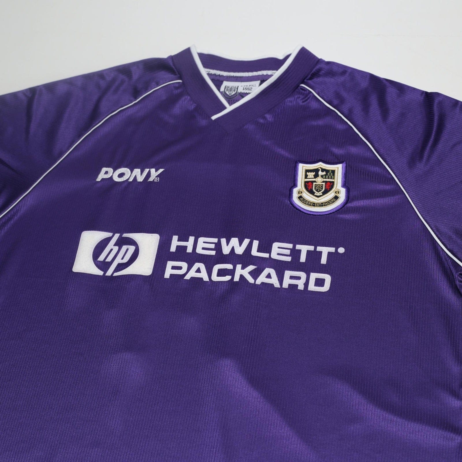 1998/99 Ginola #14 Tottenham Hotspur Vintage PONY Away Football Shirt (XL)