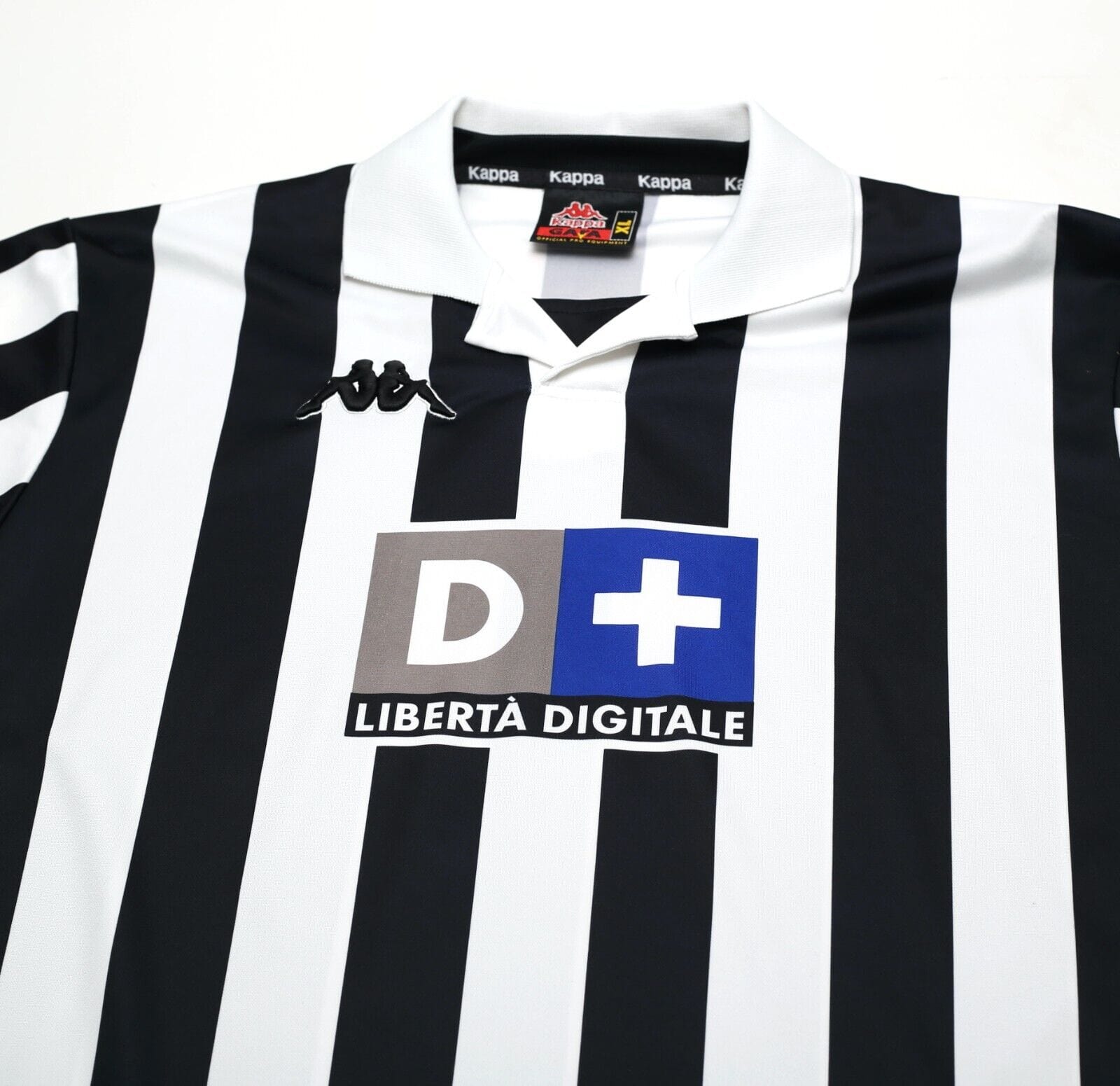 1998/99 HENRY #6 Juventus Vintage Kappa Home Football Shirt Jersey (XL)