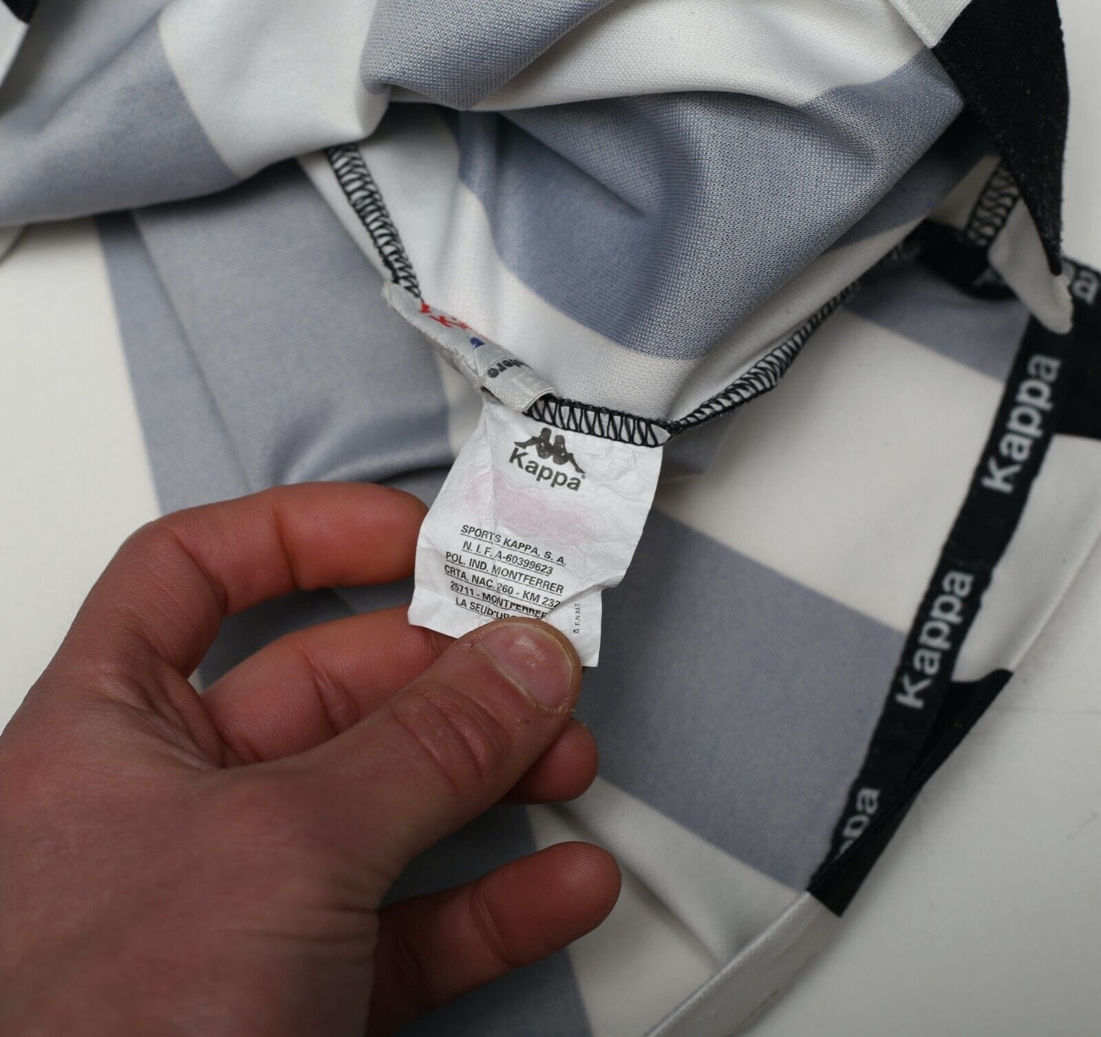 1998/99 HENRY #6 Juventus Vintage Kappa Home Football Shirt (L)