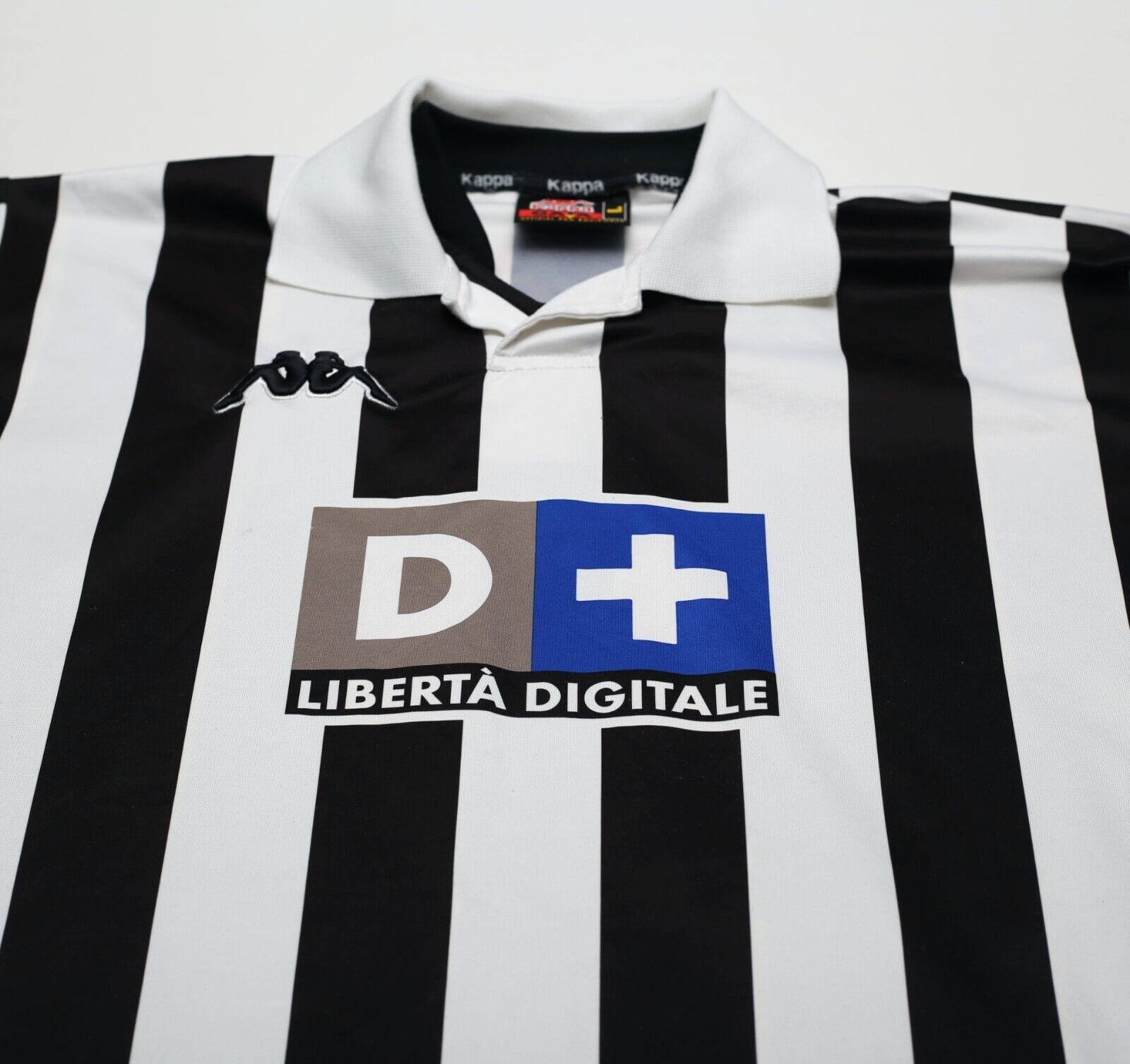 1998/99 HENRY #6 Juventus Vintage Kappa Home Football Shirt (L)