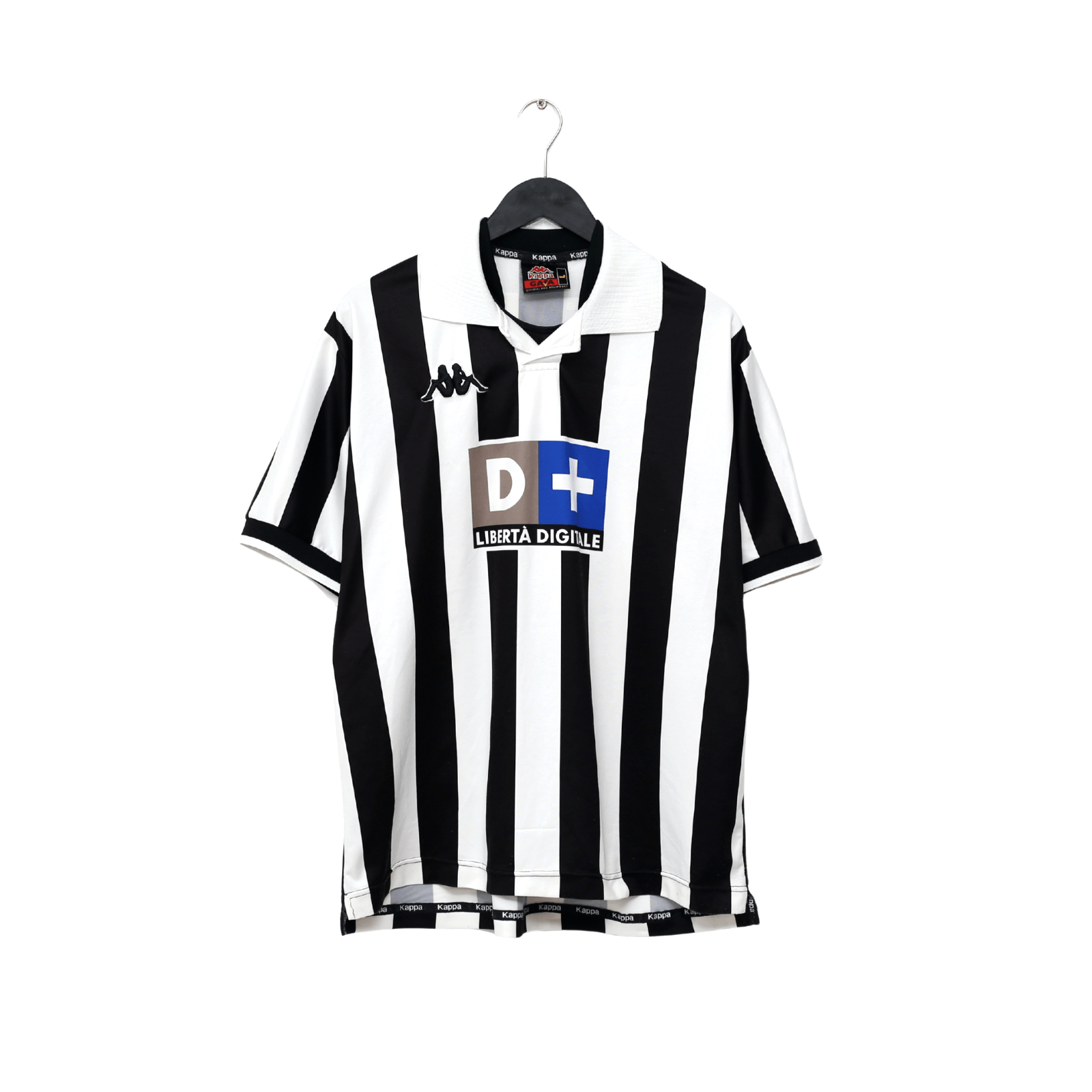 1998/99 HENRY #6 Juventus Vintage Kappa Home Football Shirt (L)
