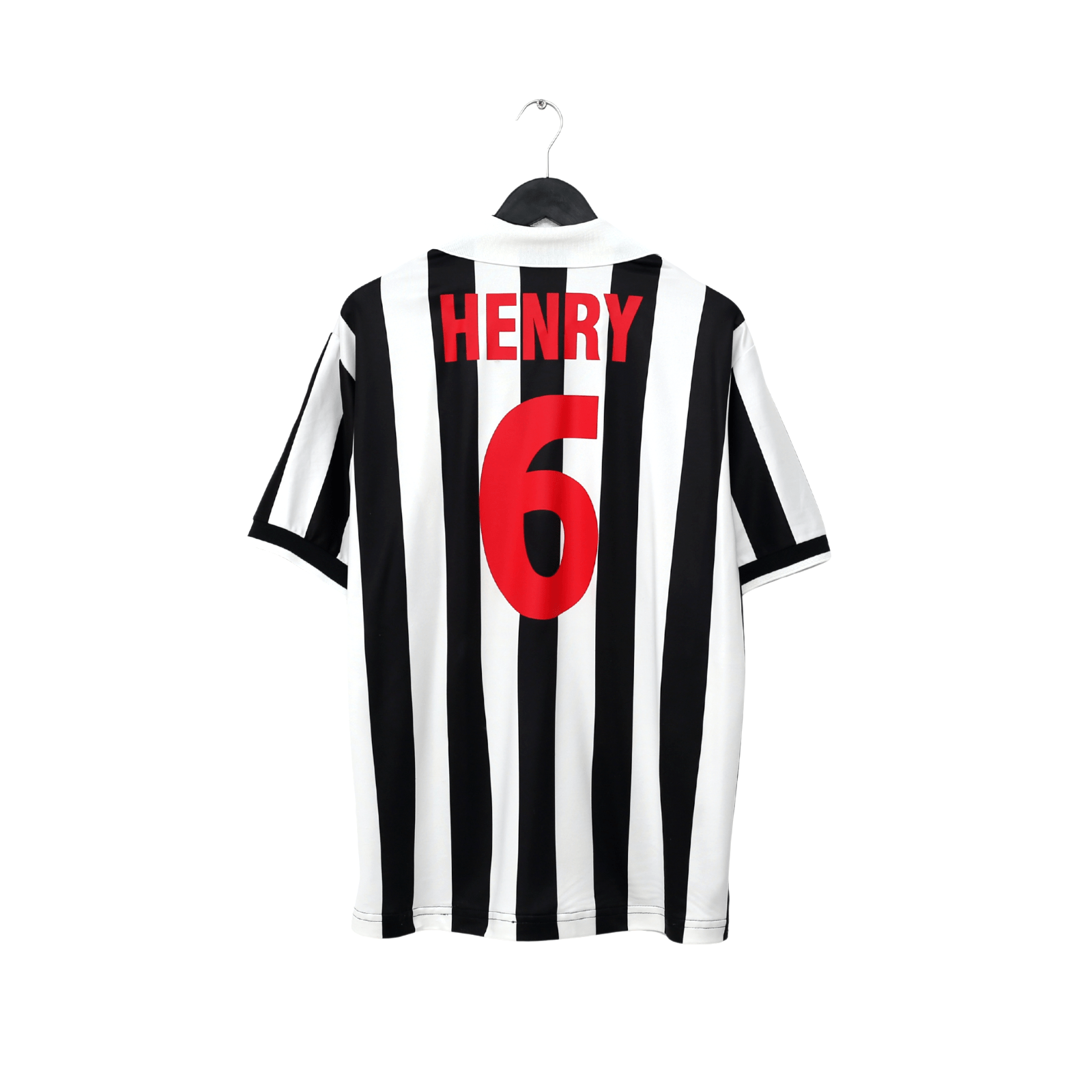1998/99 HENRY #6 Juventus Vintage Kappa Home Football Shirt (L)