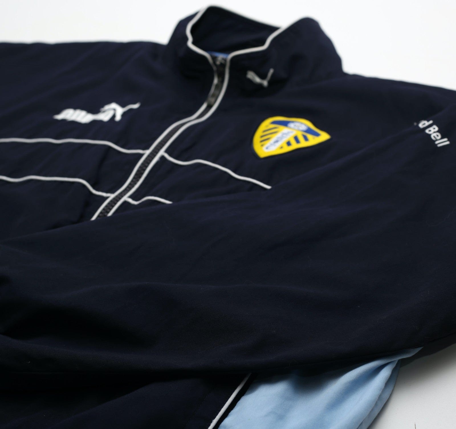 1998/99 LEEDS UNITED Vintage PUMA Full Football Tracksuit (L)