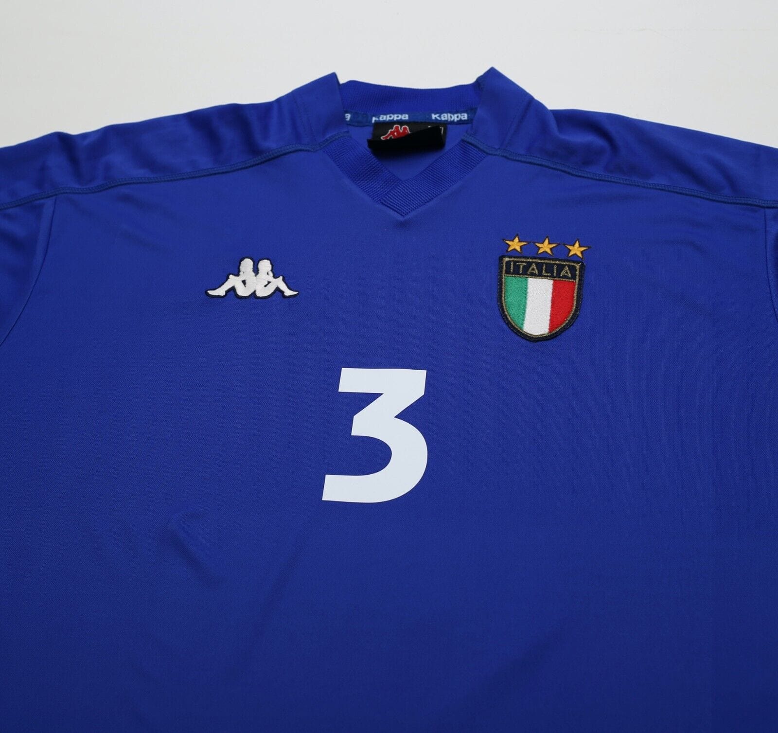 1998/99 MALDINI #3 Italy Vintage Kappa Football Shirt (XL)
