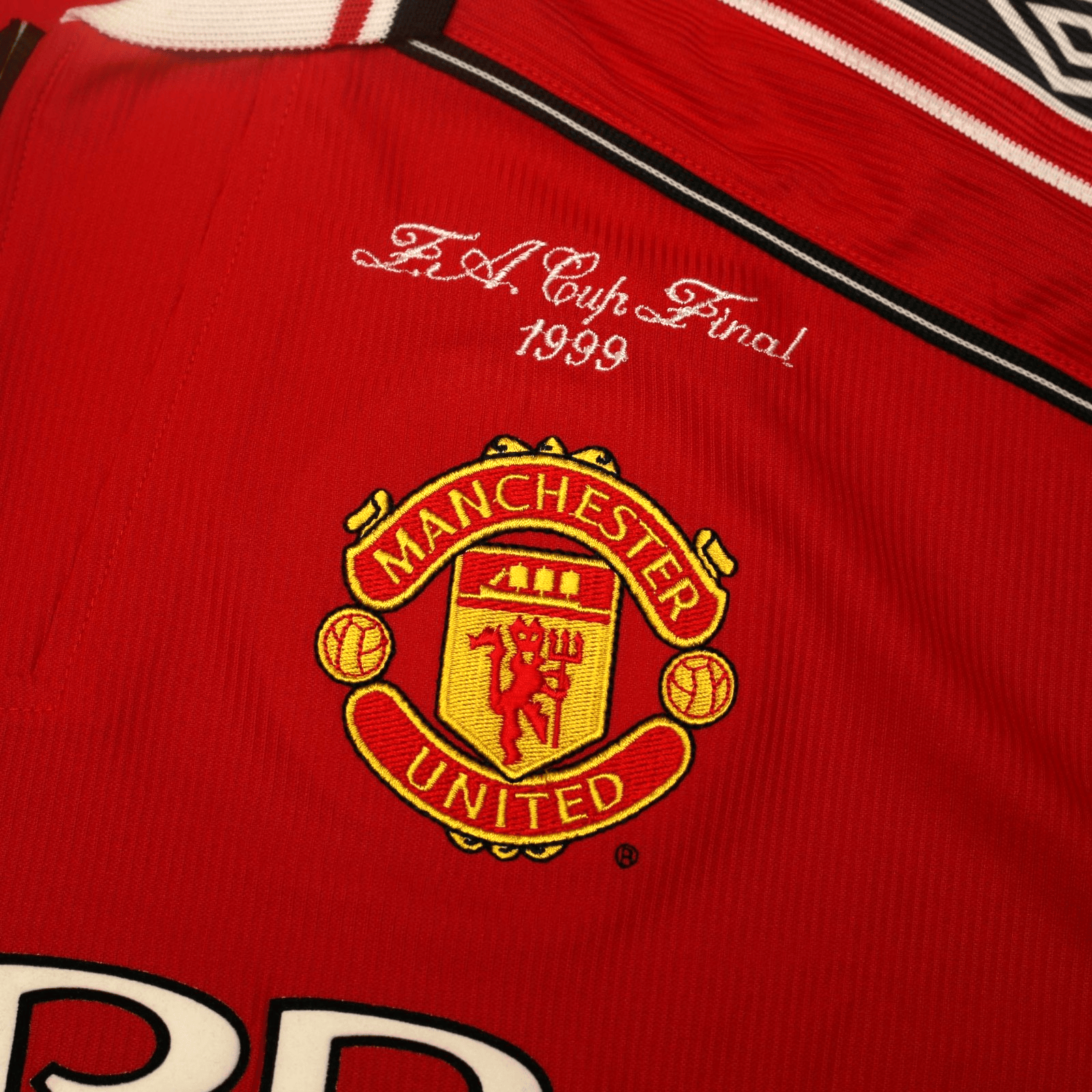 1998/99 Manchester United Vintage Umbro FA CUP Final 99 Home Shirt (XL) BNWOT