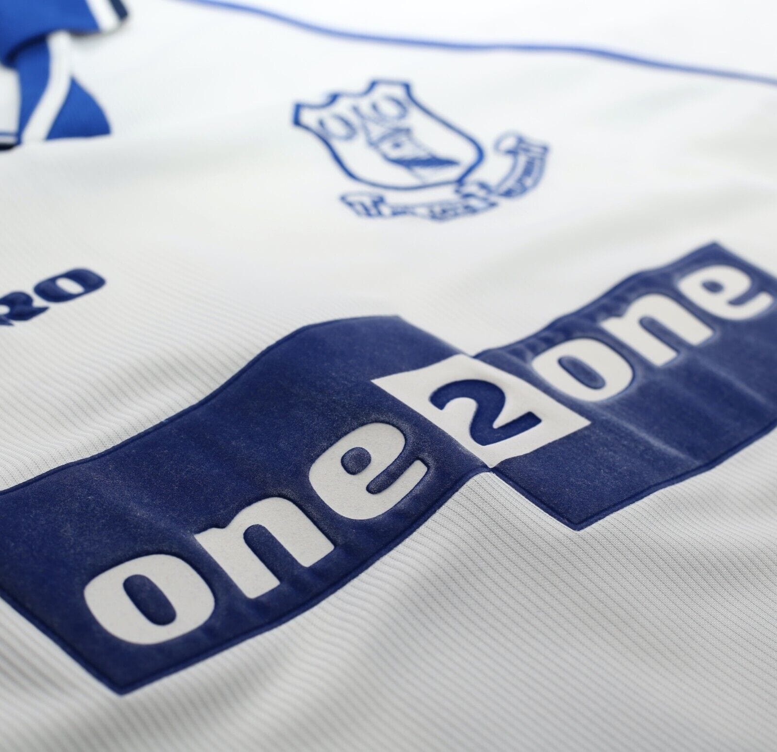 1998/99 MATERAZZI #15 Everton Vintage Umbro Away Football Shirt (L) Italy Inter