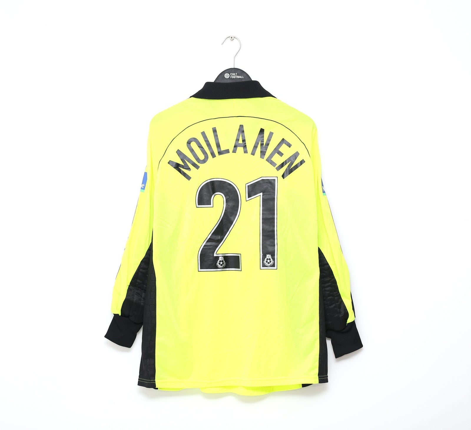 1998/99 MOILANEN #1 Preston North End MATCH WORN GK Football Shirt (XL) Finland