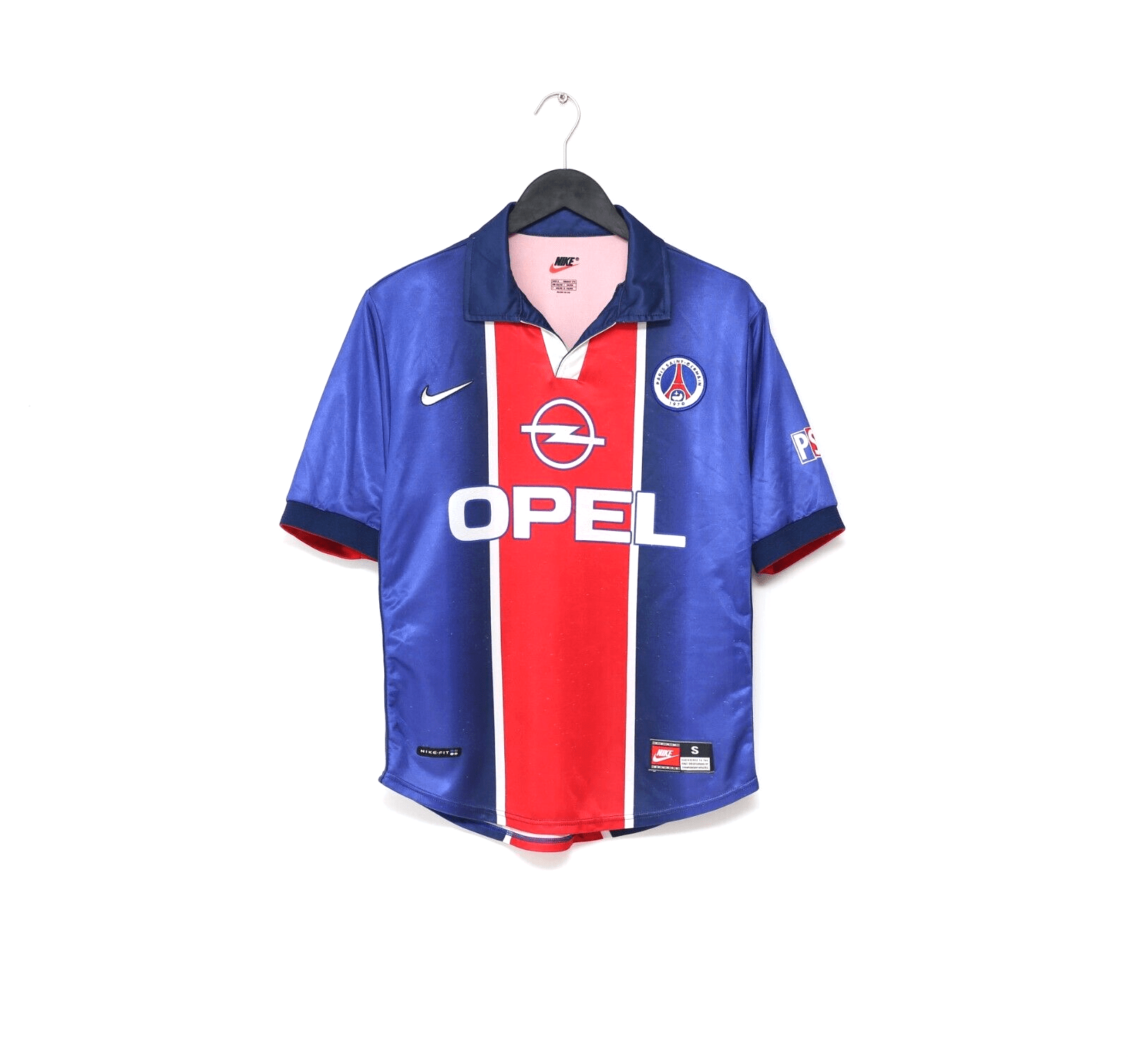 1998/99 PSG Vintage Nike Home Football Shirt Jersey (S) – Football