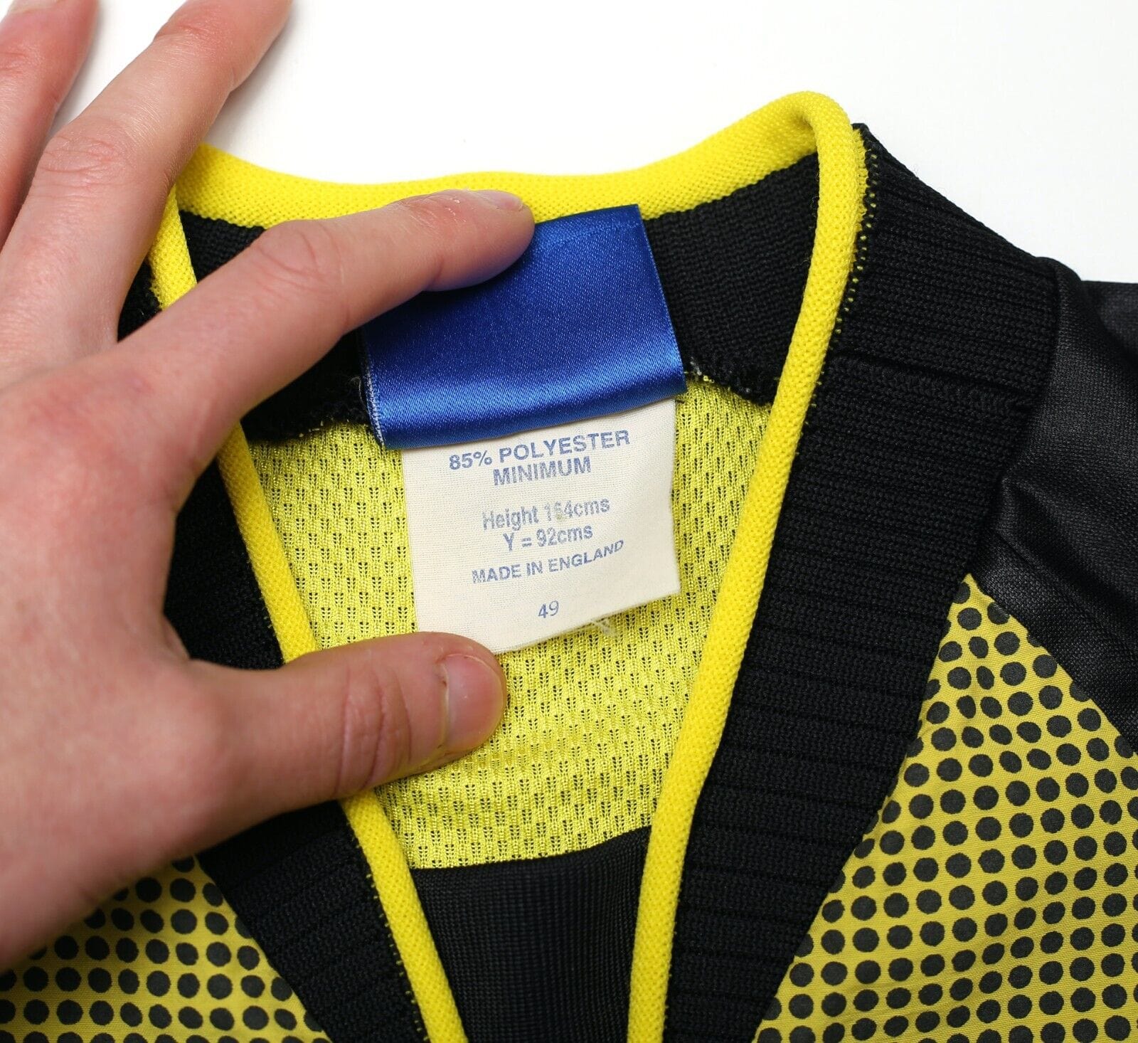 1998/99 SEAMAN #1 England Vintage Umbro GK Football Shirt (Y/S) World Cup 98