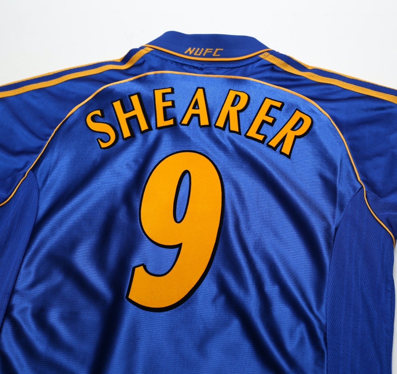 1998/99 SHEARER #9 Newcastle United Vintage adidas Away Football Shirt (L)