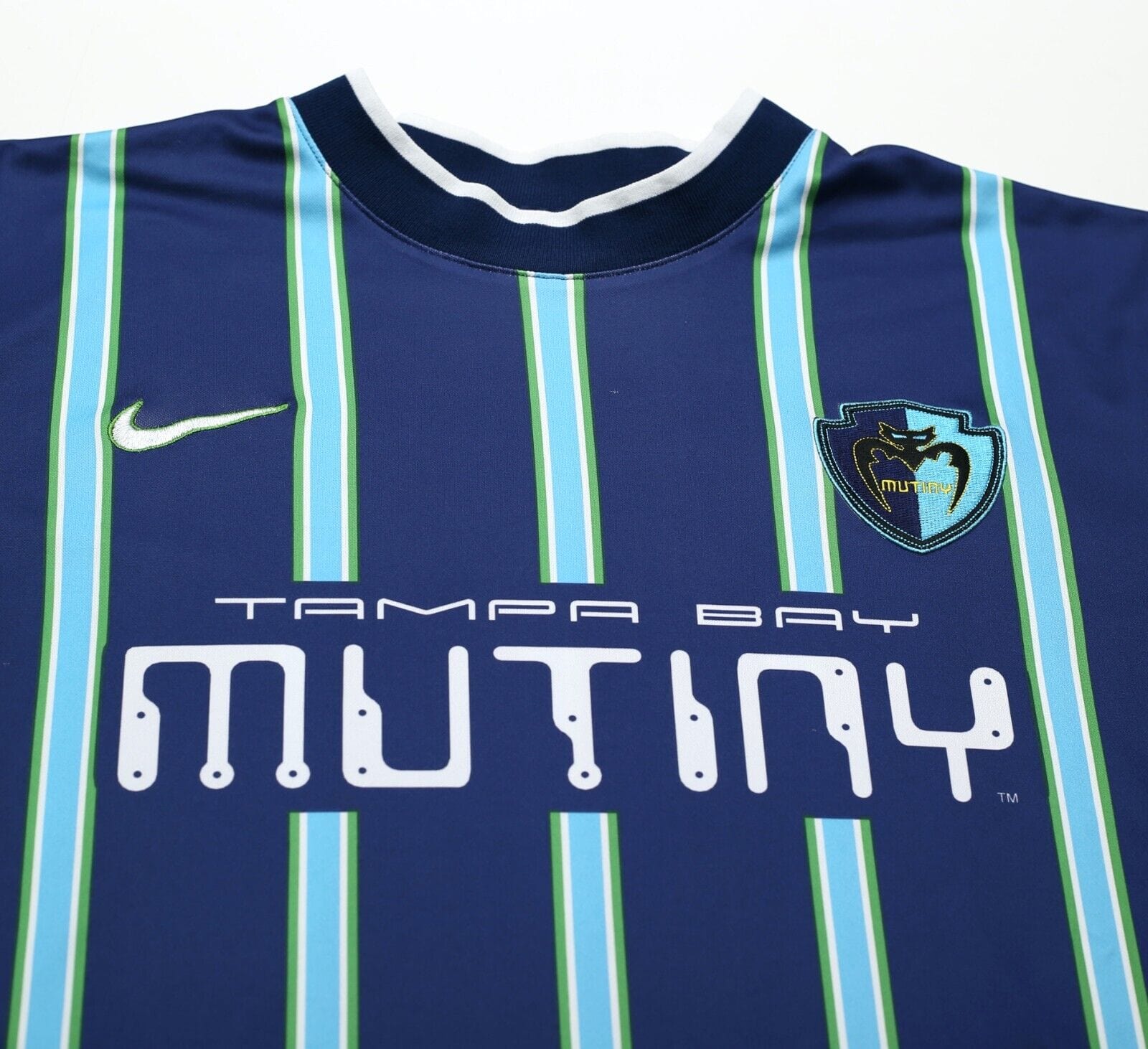 1998/99 TAMPA BAY MUTINY Vintage Nike Home Football Shirt Jersey (L) MLS Soccer