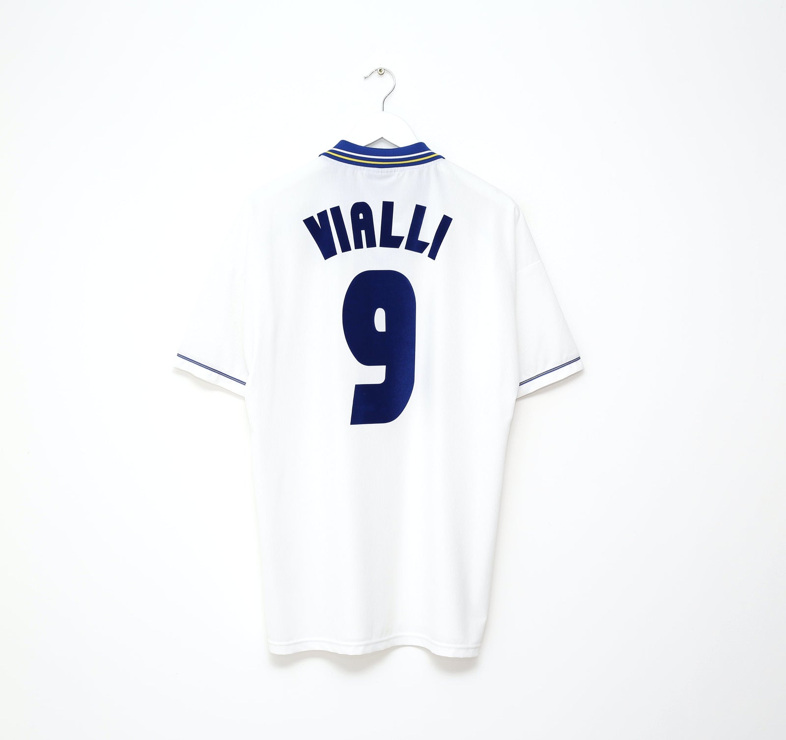 1998/99 VIALLI #9 Chelsea Vintage Umbro CUP WINNERS CUP 1998 Football Shirt (XL)