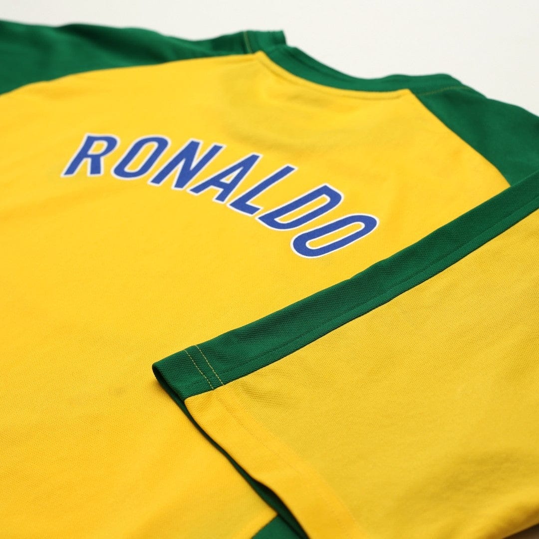 1998 Ronaldo R9 Brazil Vintage Nike Football Training Shirt (L)