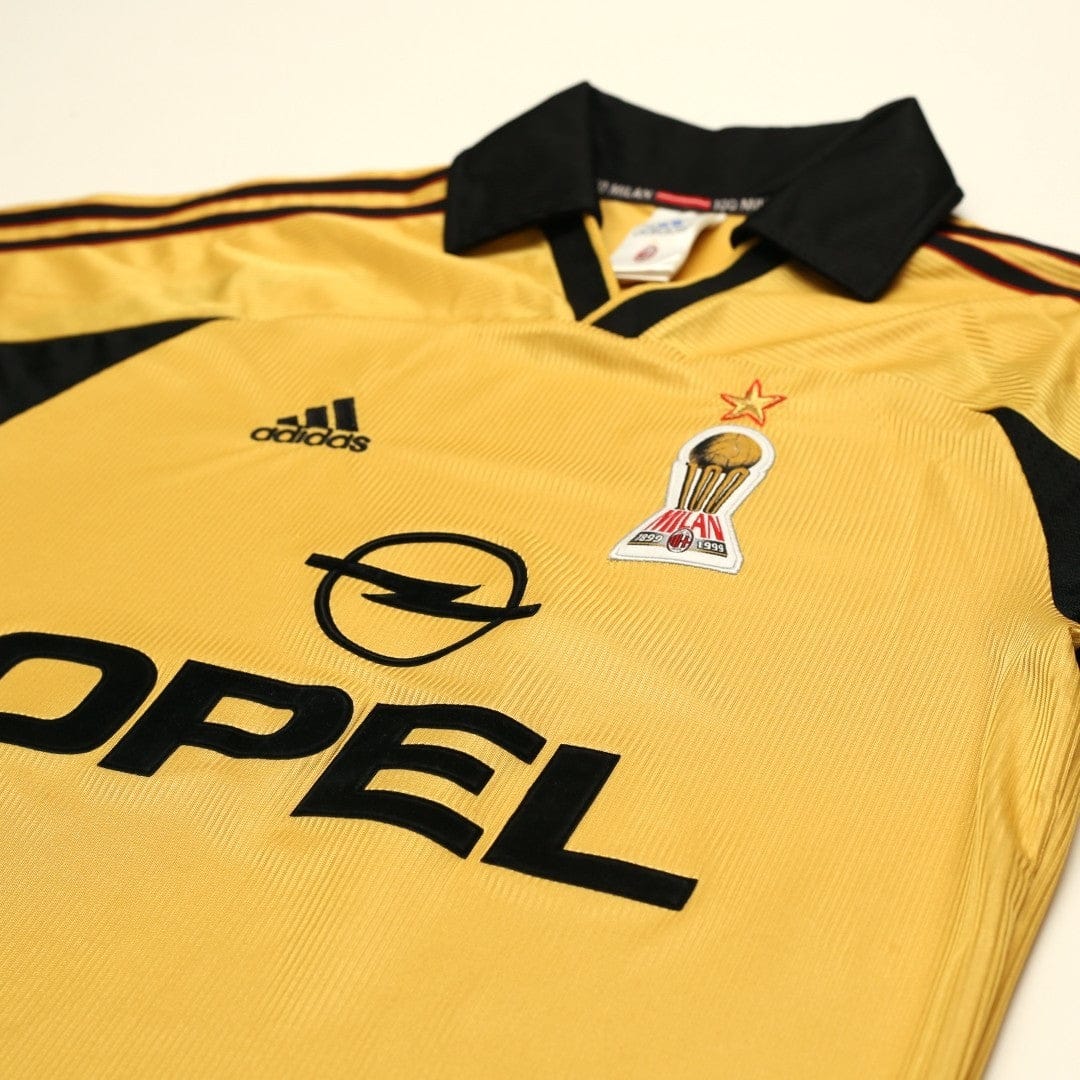 1999/00 AC Milan Vintage adidas 4th Centenary Football Shirt (S)