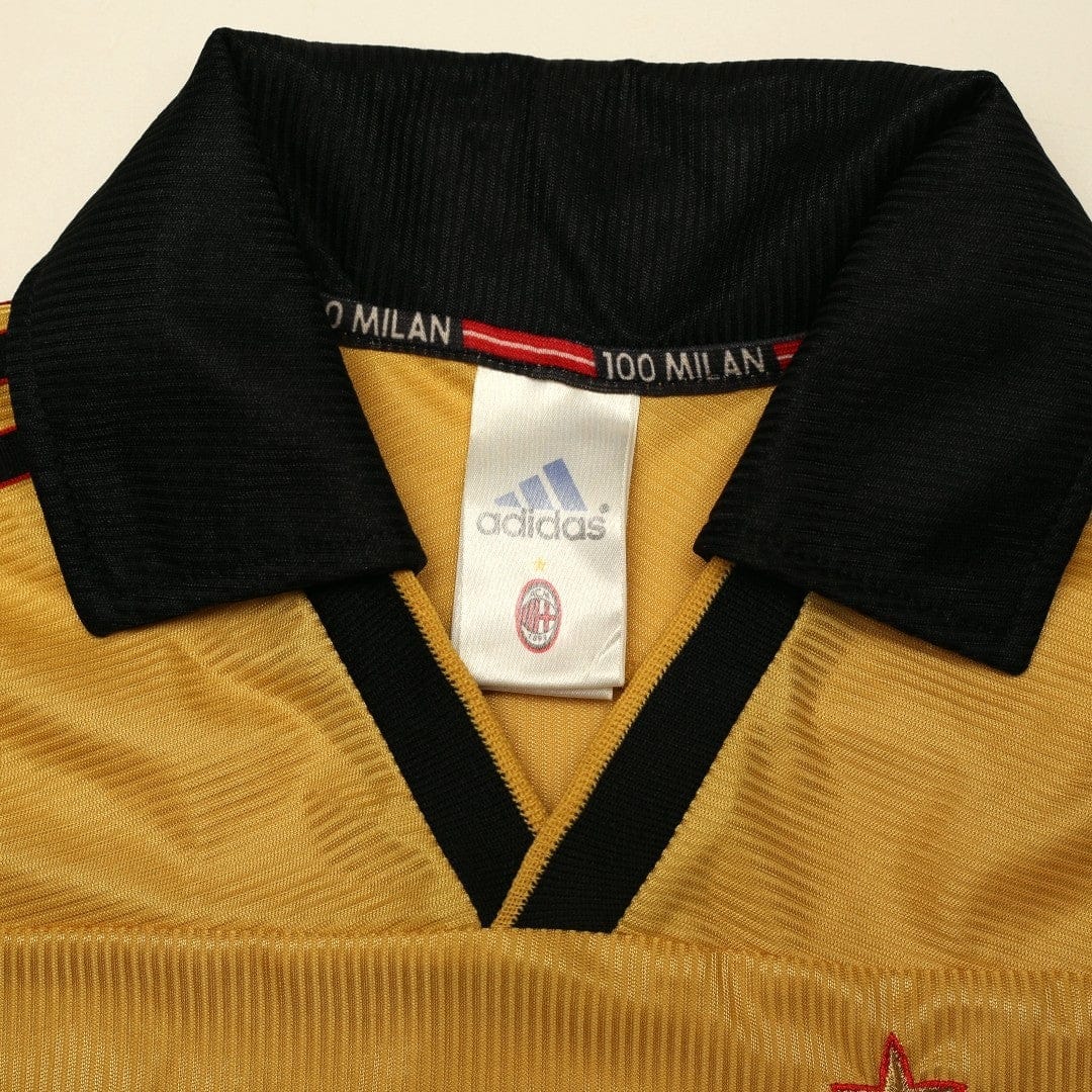 1999/00 AC Milan Vintage adidas 4th Centenary Football Shirt (S)