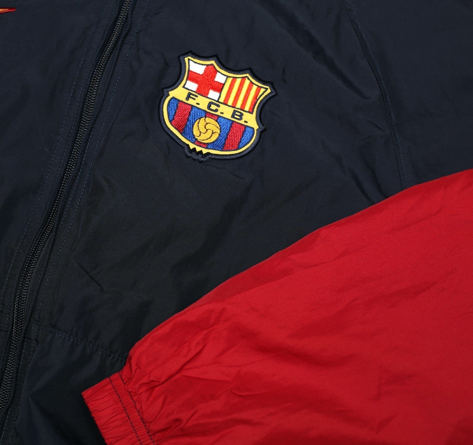 1999/00 BARCELONA Vintage Nike Football Track Top Jacket (S/M)