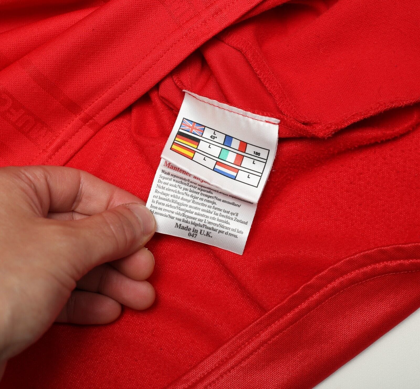 1999/00 BECKHAM #7 Manchester United Vintage Umbro CL Winners Football Shirt M/L