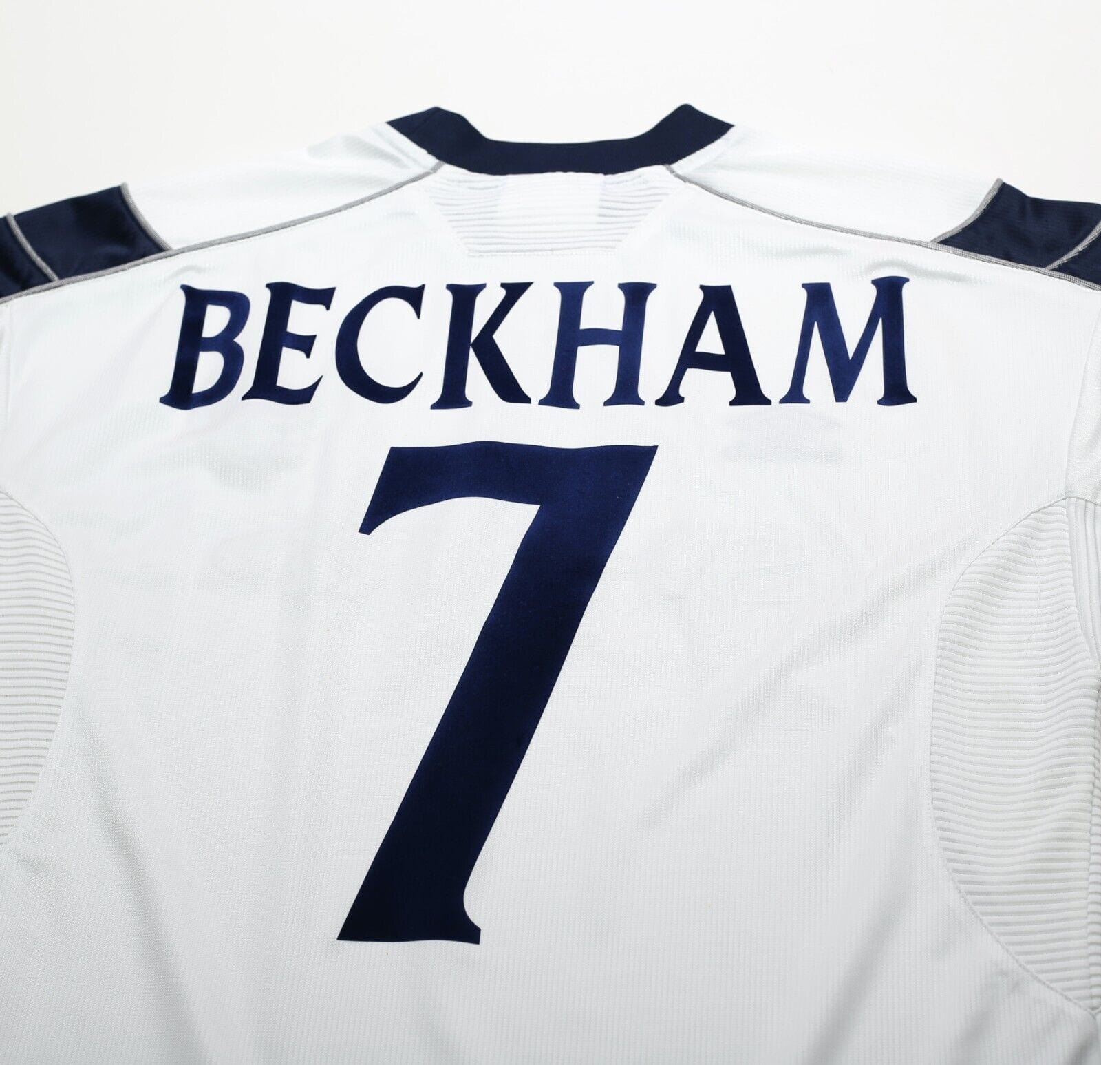 1999/00 BECKHAM #7 Manchester United Vintage Umbro UCL Football Shirt (M)