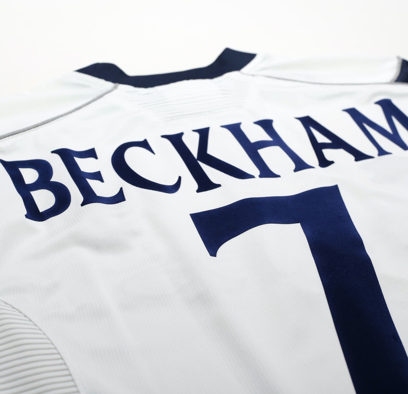 1999/00 BECKHAM #7 Manchester United Vintage Umbro UCL Football Shirt (M)