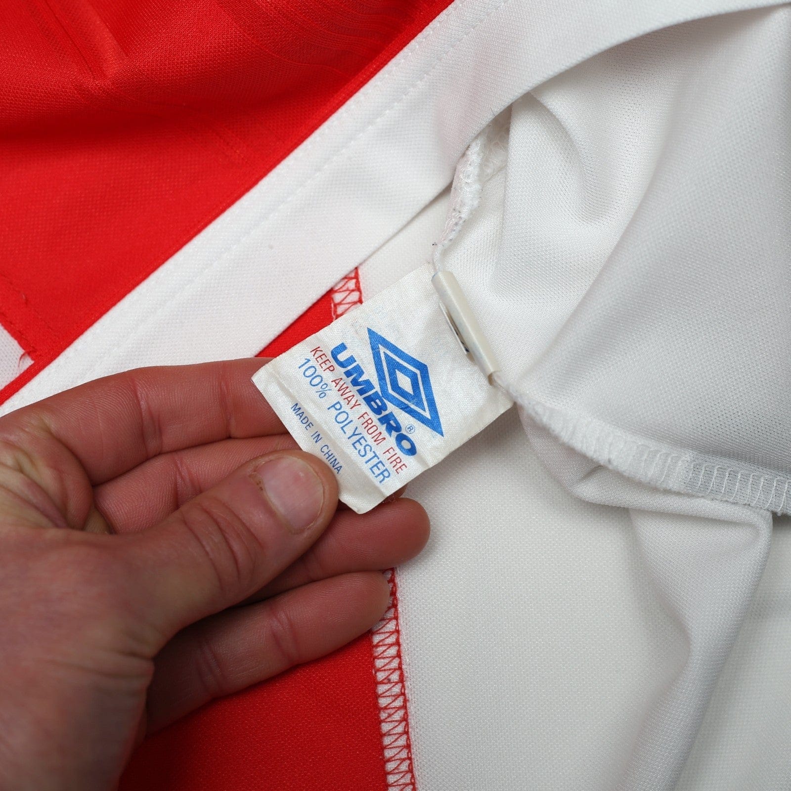 1999/00 Brian Laudrup #10 Ajax Vintage Umbro Home Football Shirt (XL)