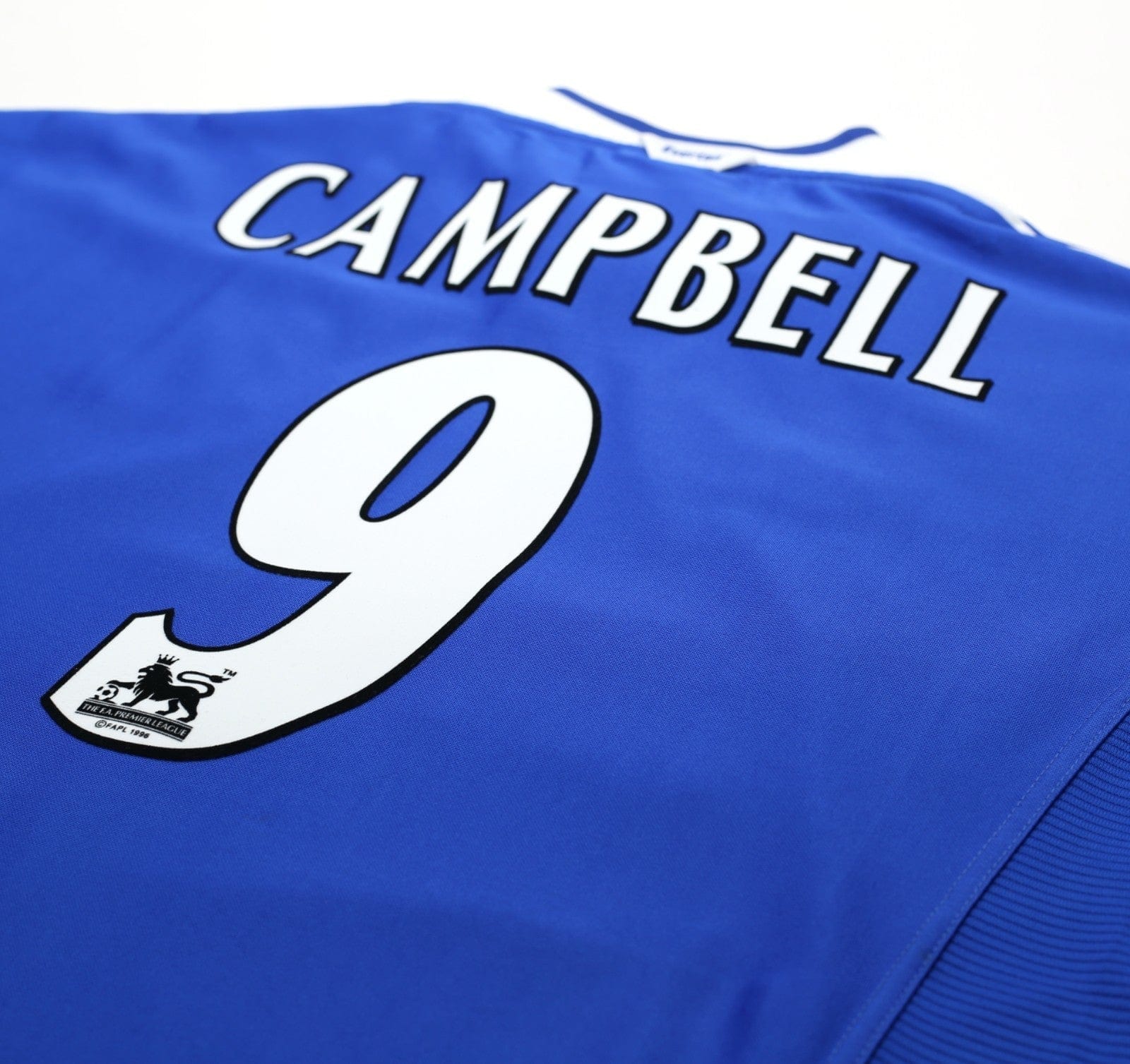 1999/00 CAMPBELL #9 Everton Vintage Umbro Home Football Shirt (XL) BNWT