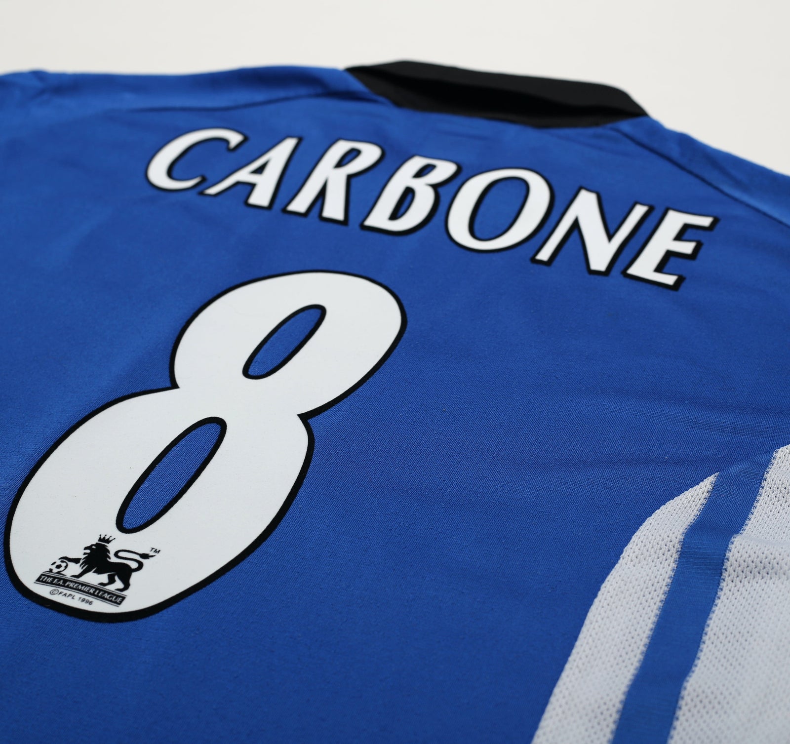 1999/00 CARBONE #8 Sheffield Wednesday Vintage PUMA Home Football Shirt (L)