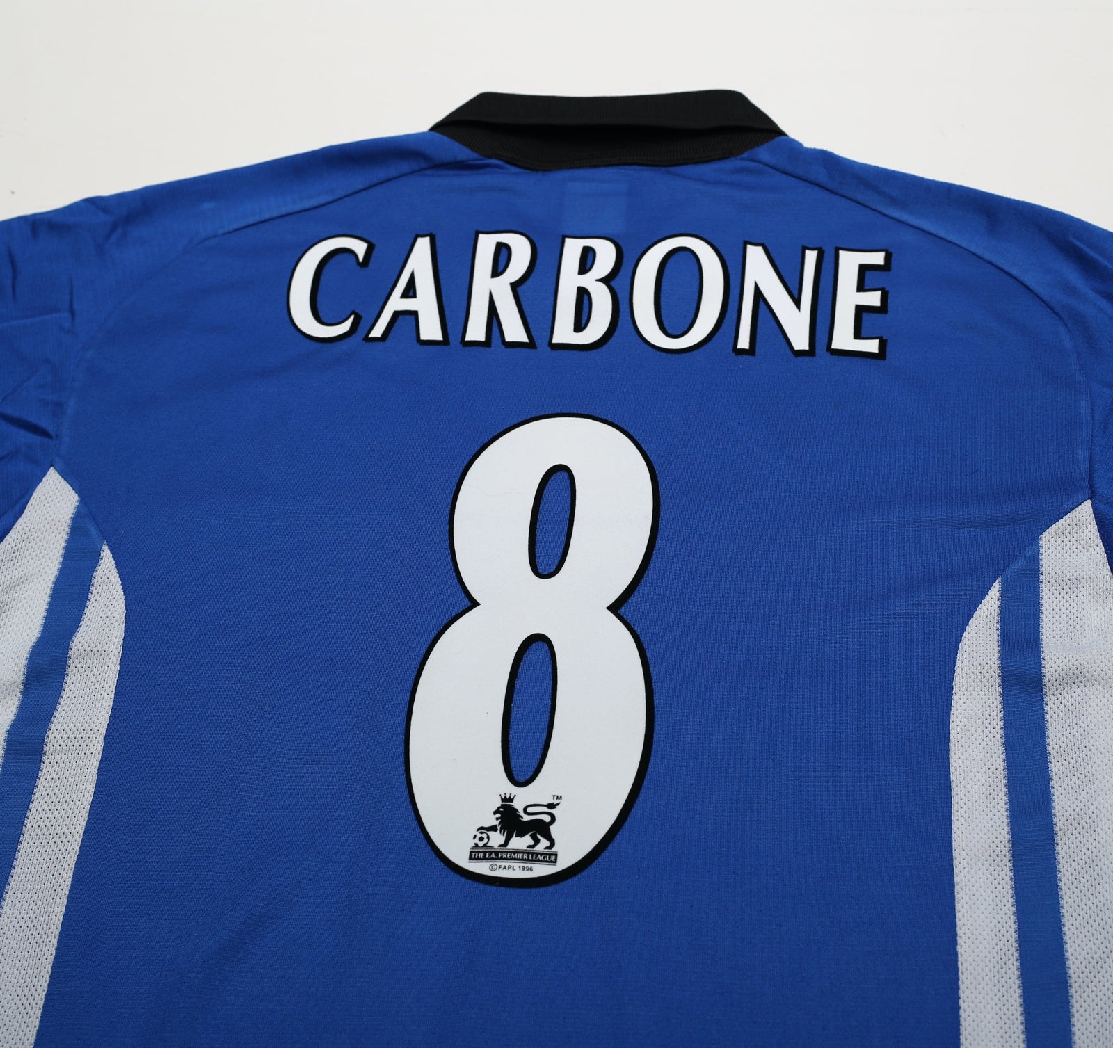 1999/00 CARBONE #8 Sheffield Wednesday Vintage PUMA Home Football Shirt (L)