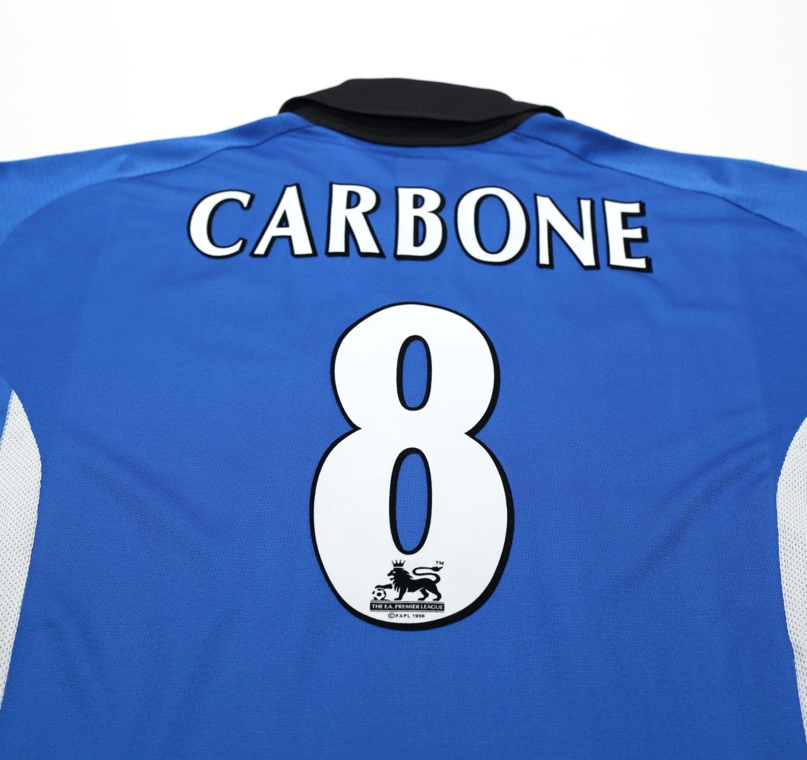 1999/00 CARBONE #8 Sheffield Wednesday Vintage PUMA Home Football Shirt (L)