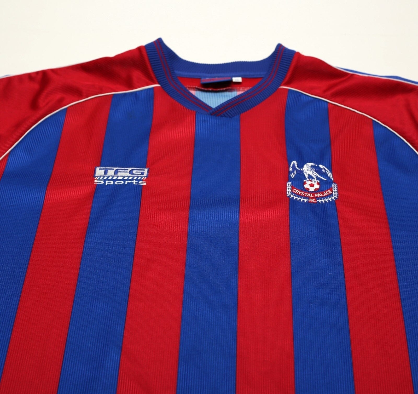 1999/00 CRYSTAL PALACE #7 Vintage TFG Sports Home Football Shirt (XXL)