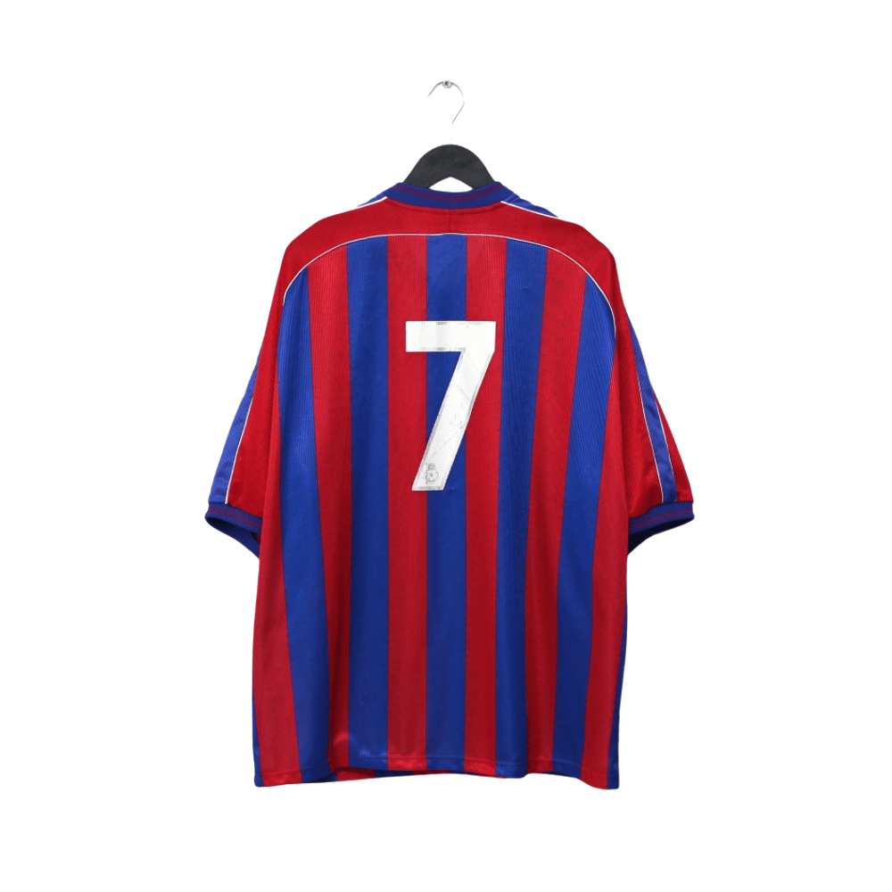 1999/00 CRYSTAL PALACE #7 Vintage TFG Sports Home Football Shirt (XXL)