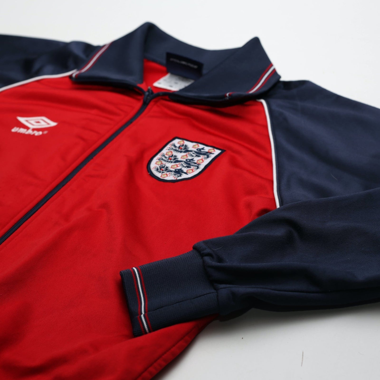 1999/00 England Retro Umbro Football Track Top Jacket (S) 80's Style