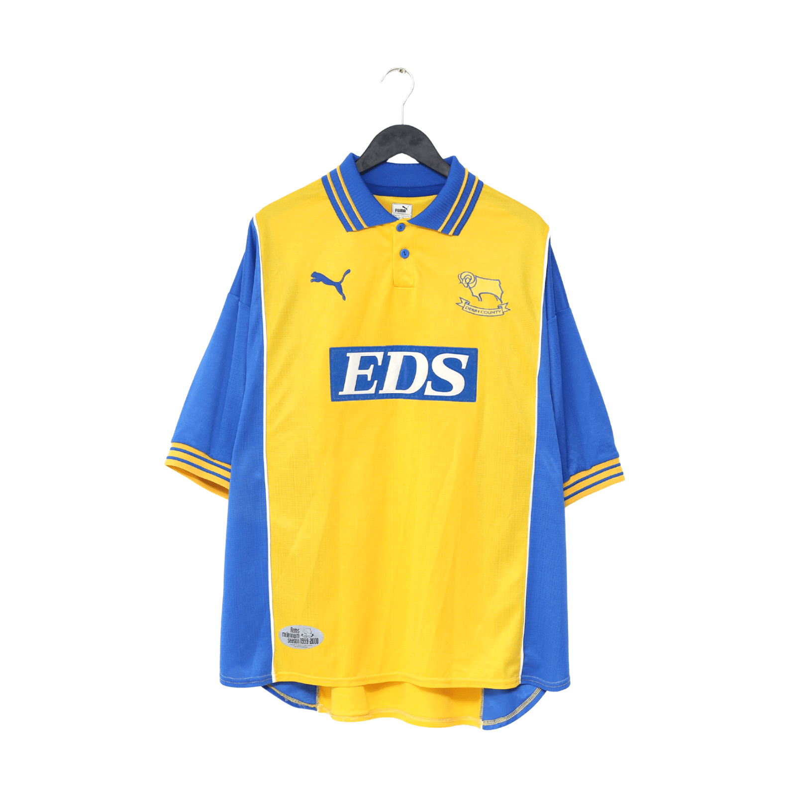 1999/00 ERANIO #29 Derby County Vintage PUMA Away Football Shirt (XXL)