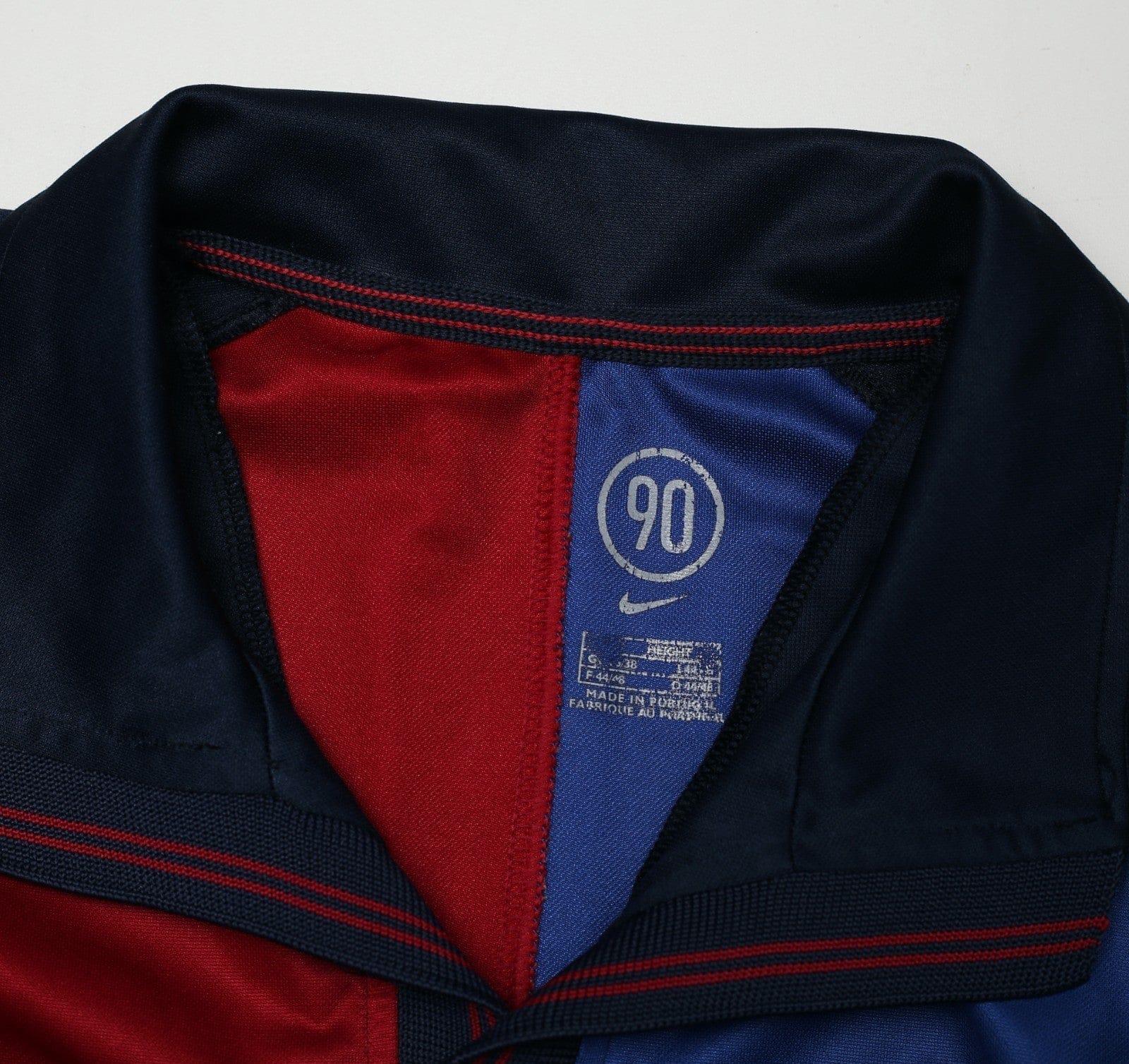 1999/00 FIGO #7 Barcelona Vintage Nike Centenary Home Football Shirt (S)