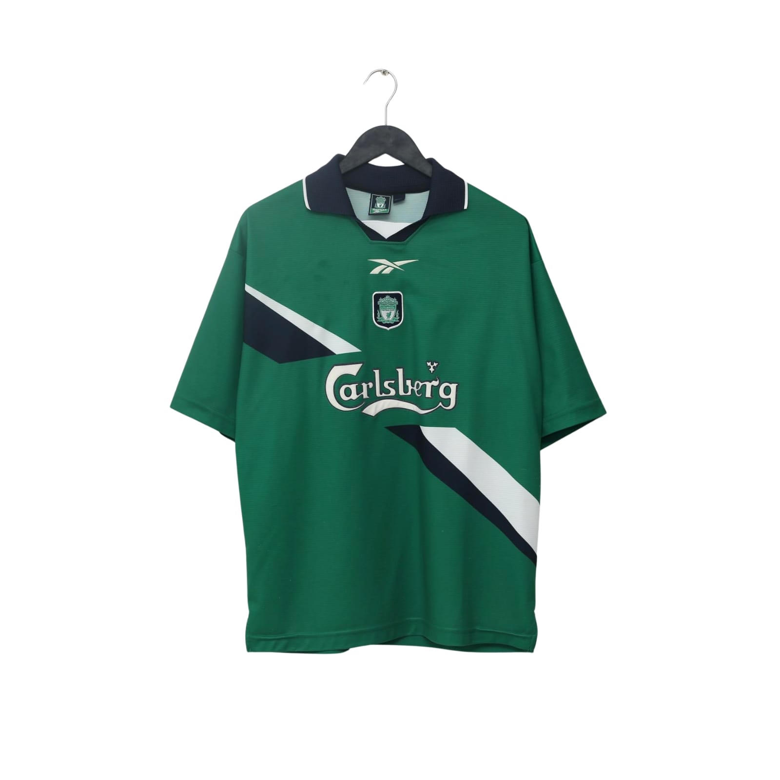 1999/00 Gerrard #28 Liverpool Vintage Reebok Away Football Shirt (38/40) M
