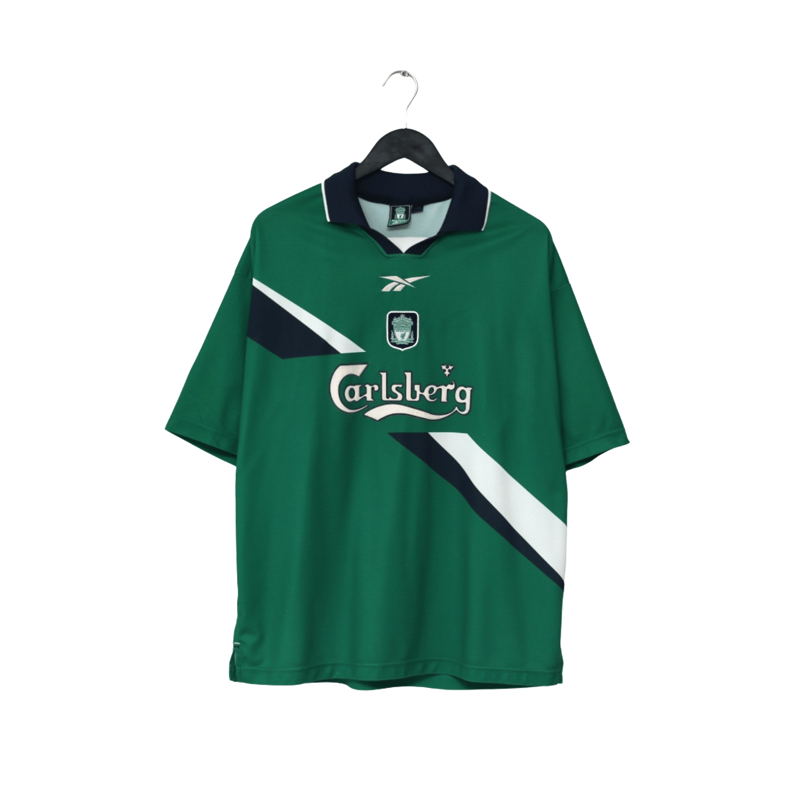 1999/00 Gerrard #28 Liverpool Vintage Reebok Away Football Shirt (42/44) L