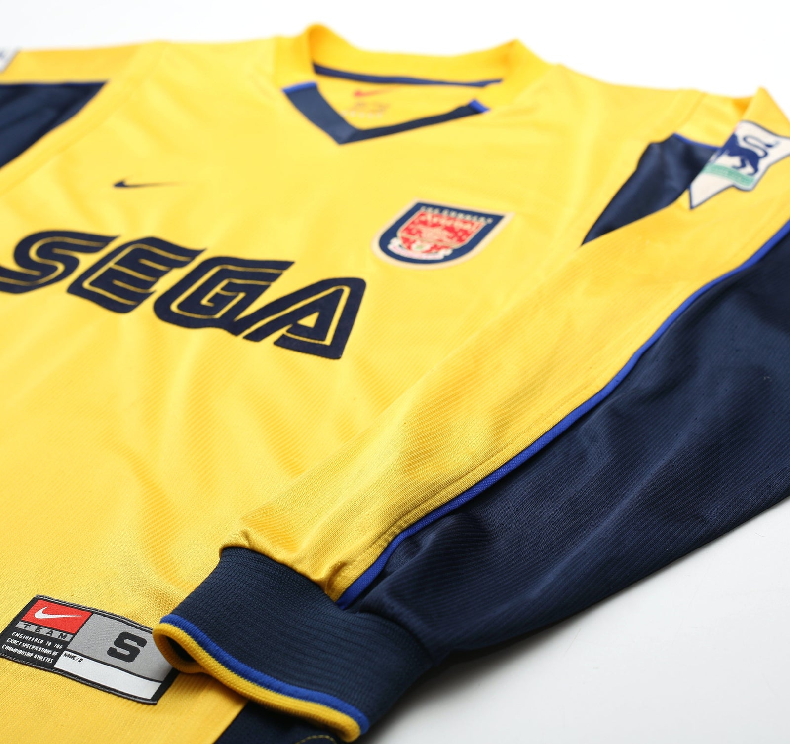 1999/00 HENRY #14 Arsenal Vintage Nike L/S Away Football Shirt (S)